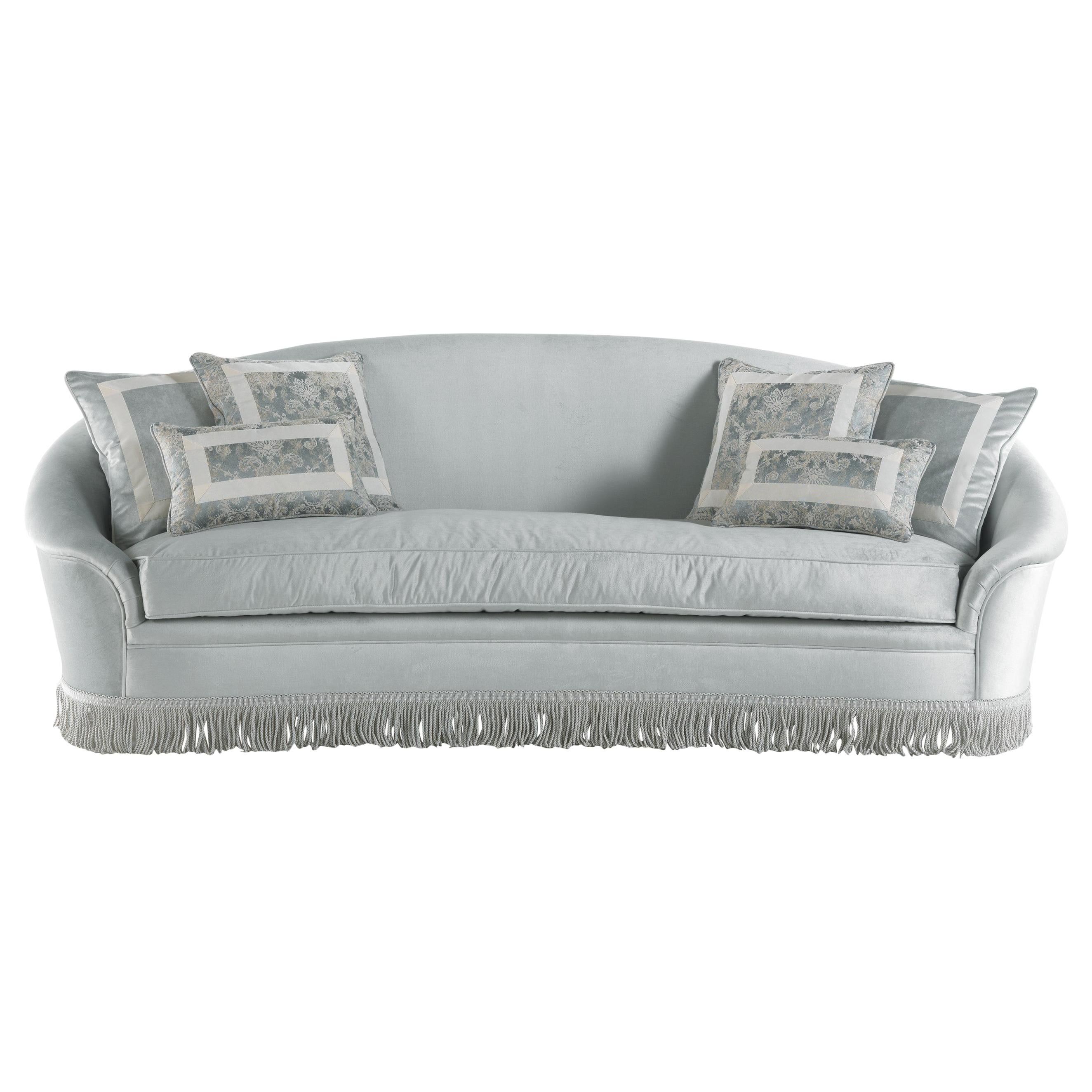 21st Century Pleasure 3-Seater Sofa in Velvet For Sale