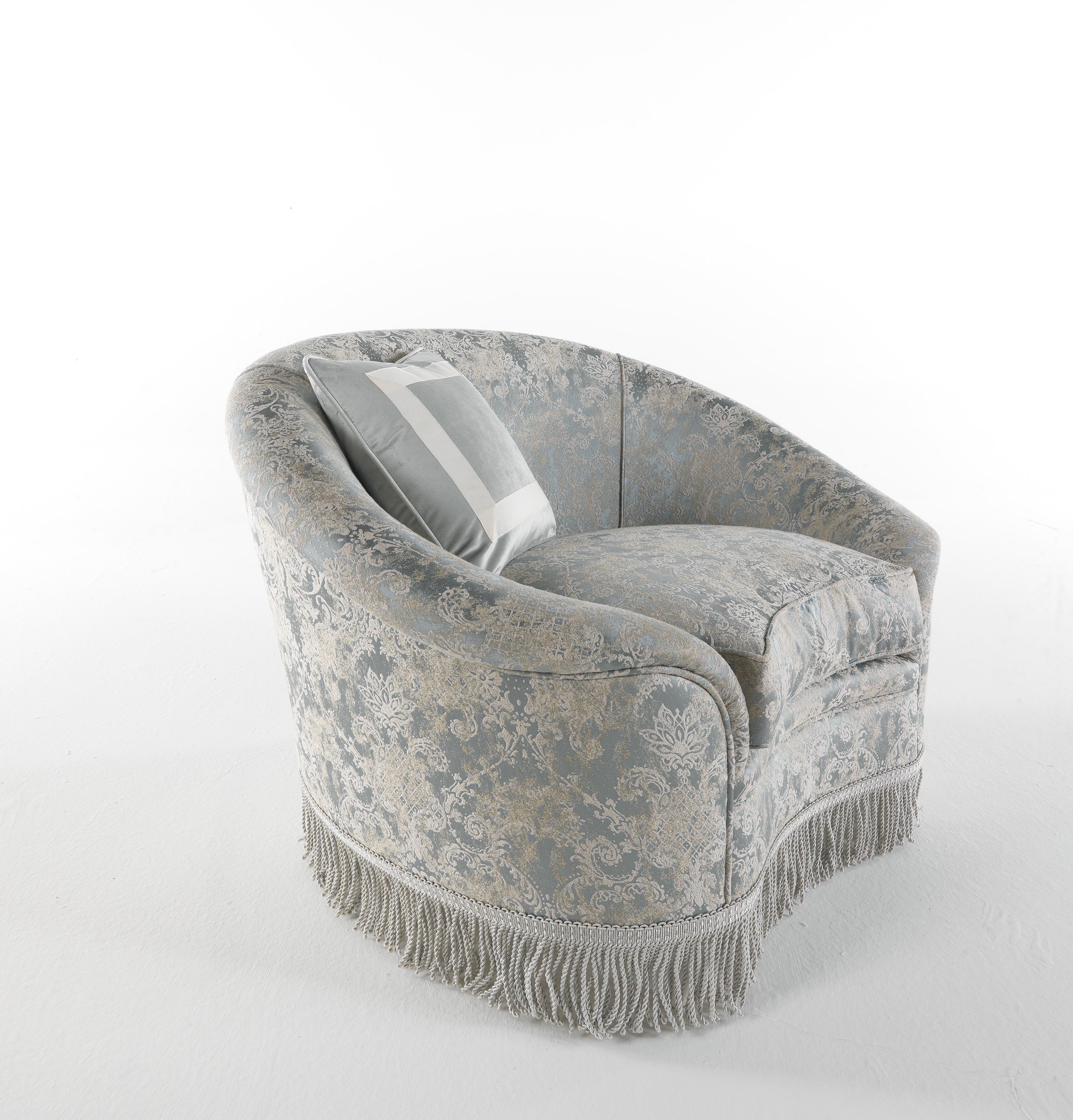 21st Century Pleasure Armchair in Fabric In New Condition For Sale In Cantù, Lombardia
