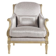 Jumbo Collection Rebecca Armchair in Wood and Fabric