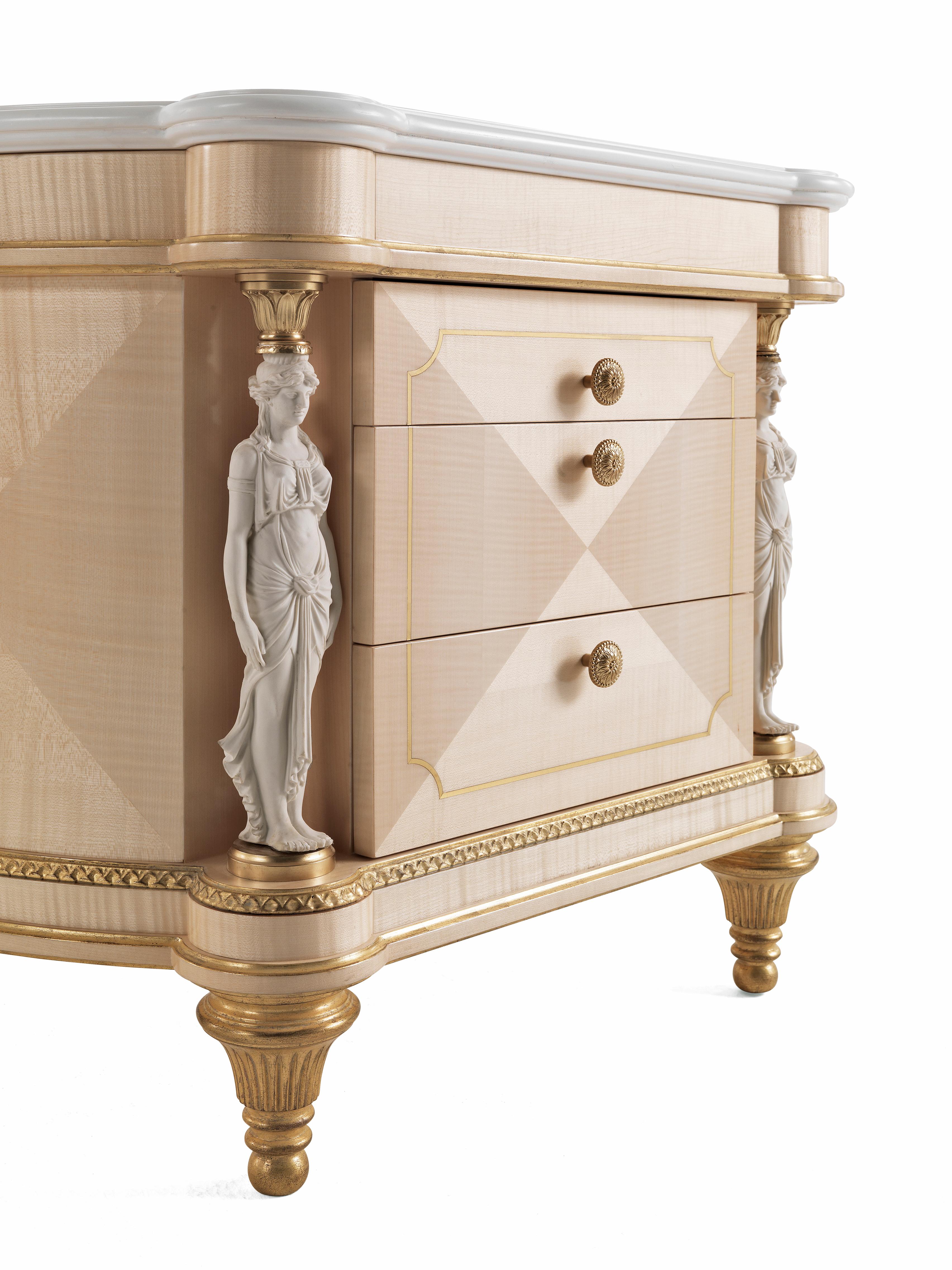 toulouse style bedside tables