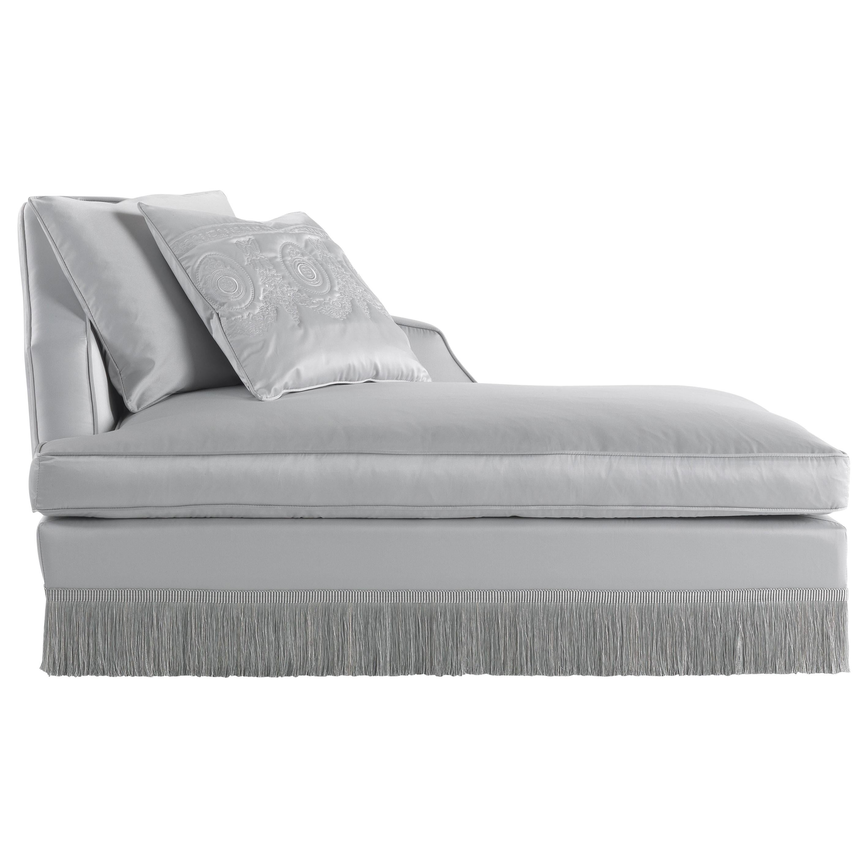 21st Century Wheidon Right or Left Chaise Longue in Fabric For Sale