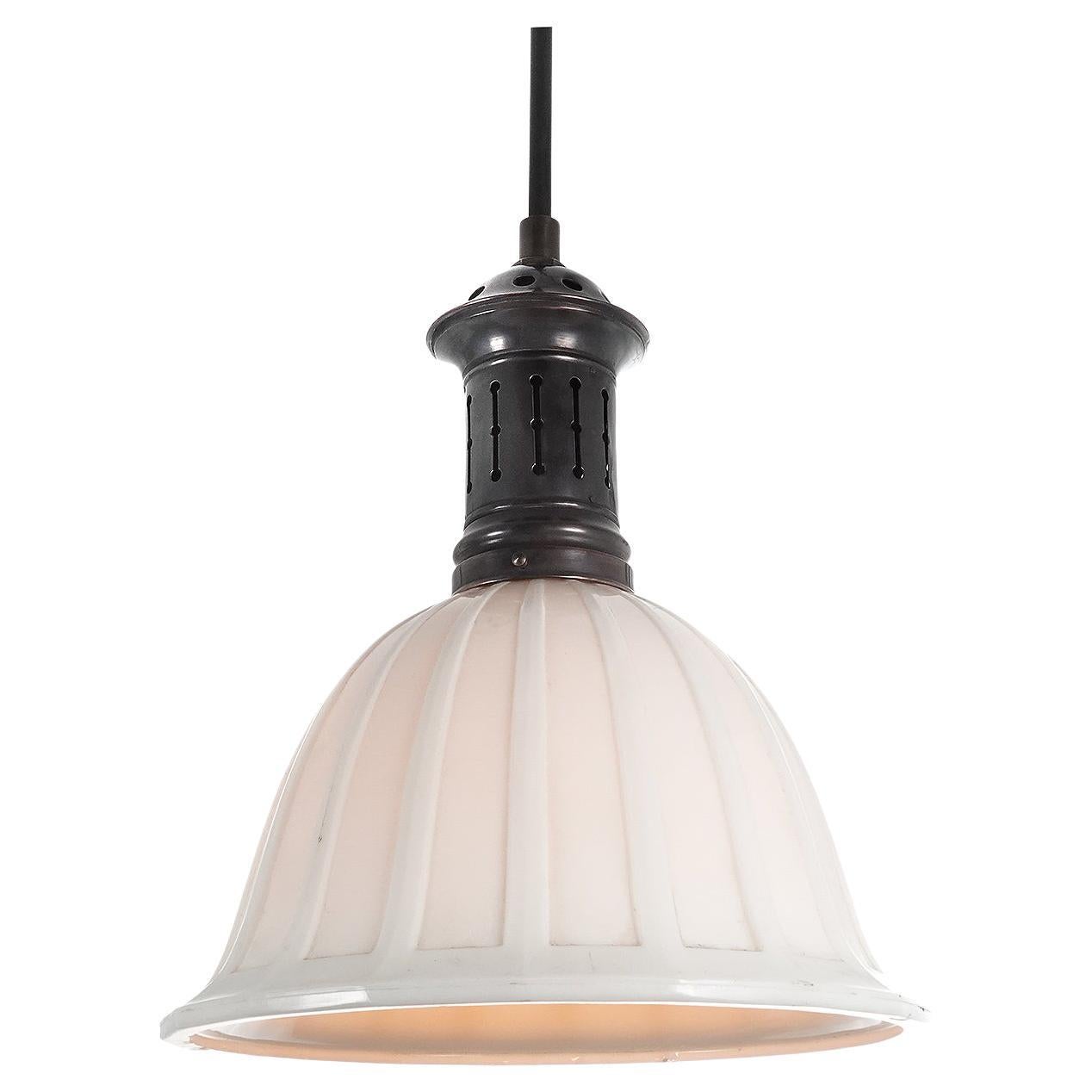 Pebbled Glass Theater Dome Light at 1stDibs