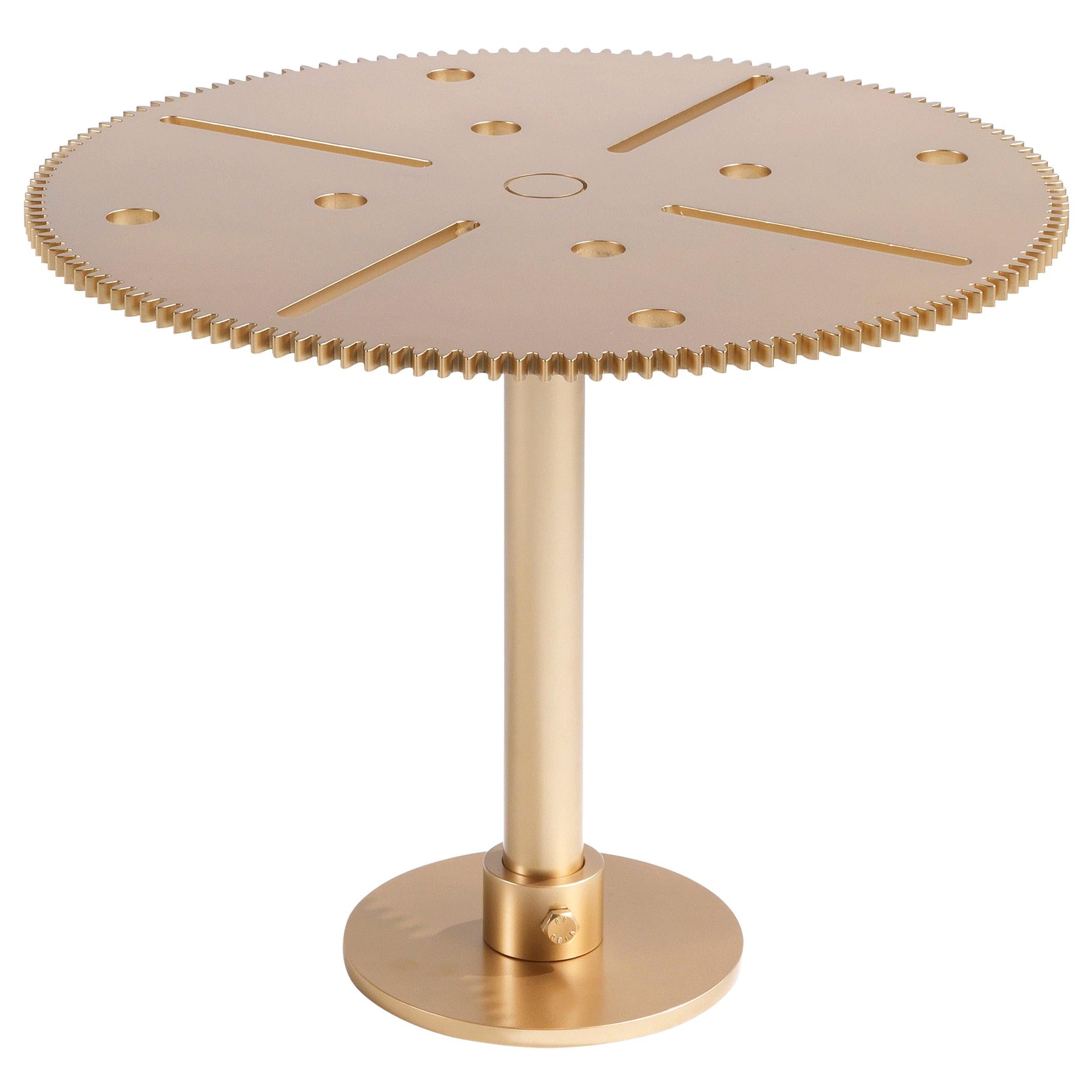 21st Century Maseen A-X Side table in Matt Bronze Finishing by Samer Alameen