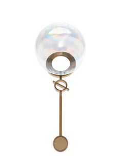 21st Century Orgone Table Lamp in Brass and Borosilicate Glass by Samer Alameen