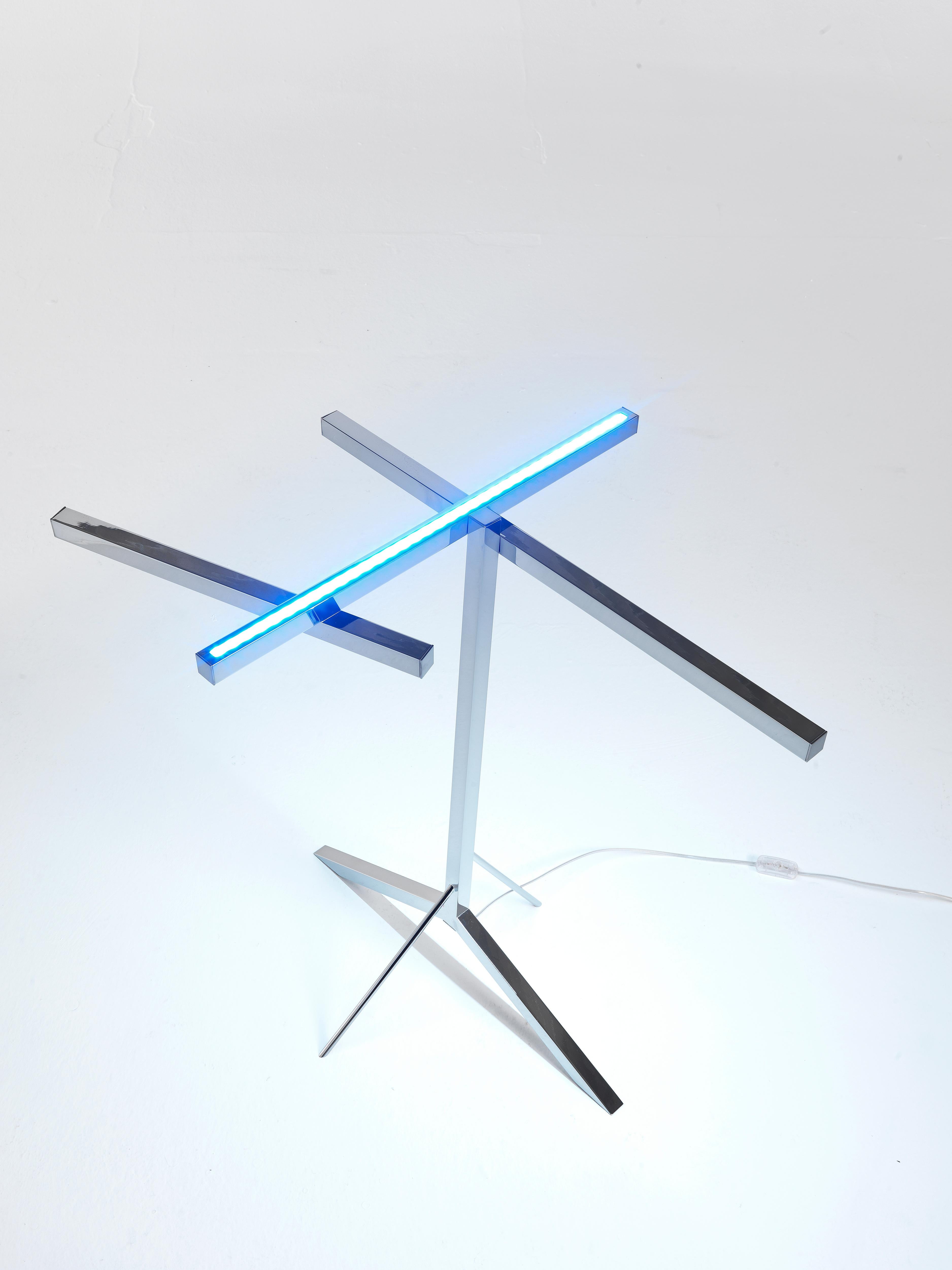 Moderne Lampe de table Éternité JCP Universe Sun-Ra de Nanda Vigo en vente