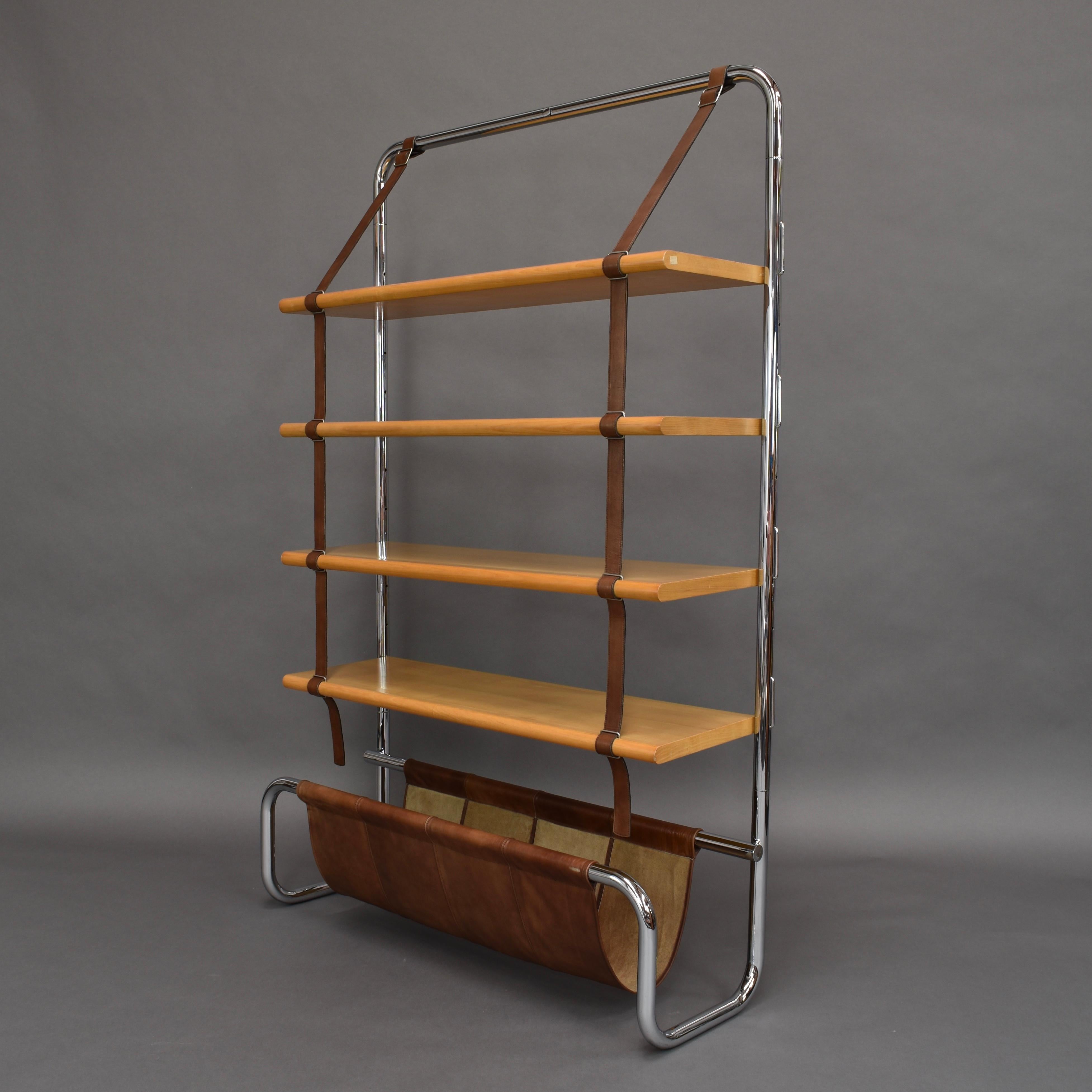 Jumbo Line Bookcase by Luigi Massoni for Poltrona Frau, Italy, 1971 In Excellent Condition In Pijnacker, Zuid-Holland