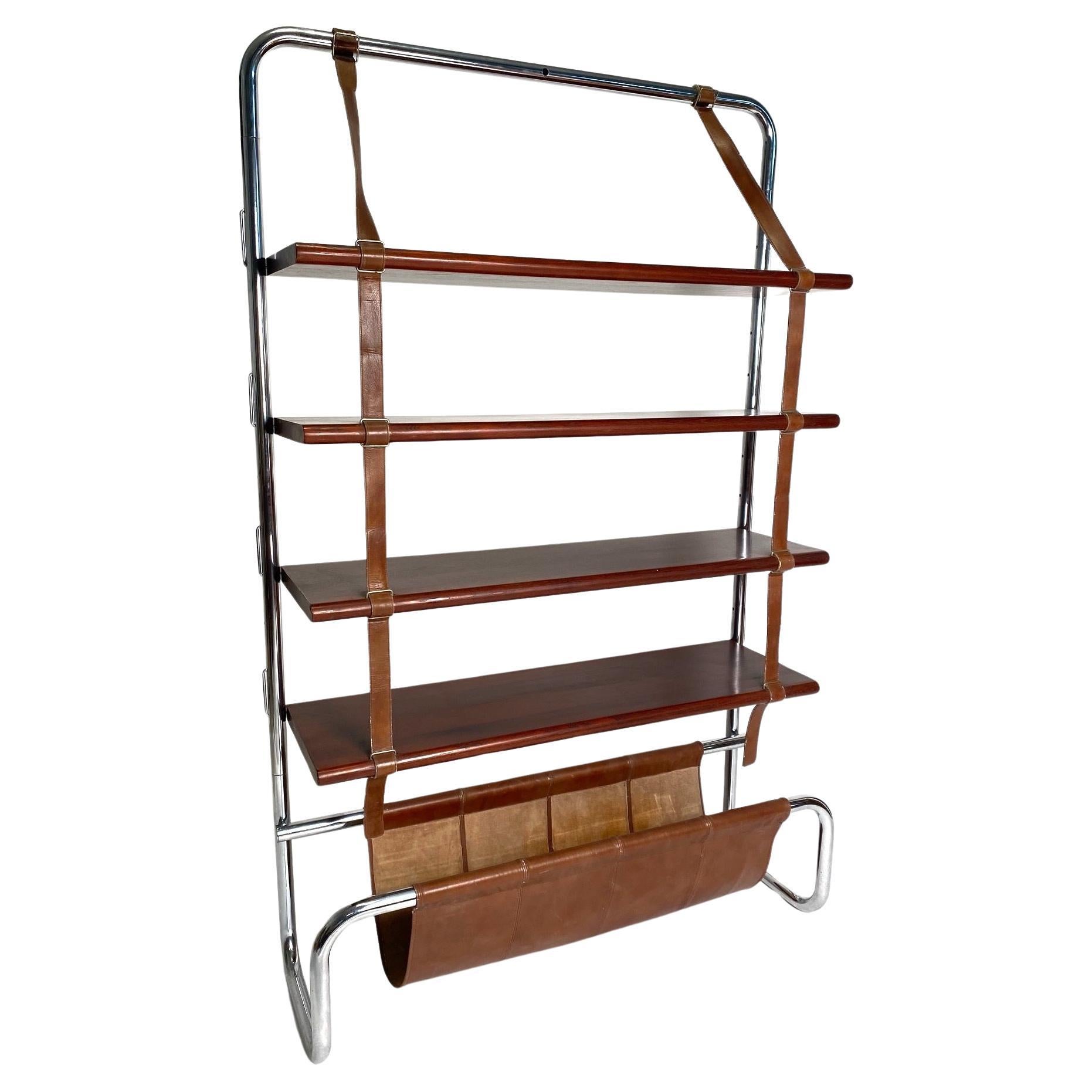 Jumbo Line Bookcase by Luigi Massoni for Poltronova, Italy 1970s (First Edition) For Sale