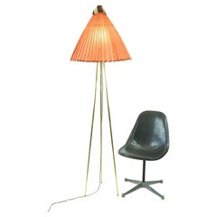 Maximalist Tripod Floor Lamp with Vintage XL Japanese Parasol Shade [In Stock]