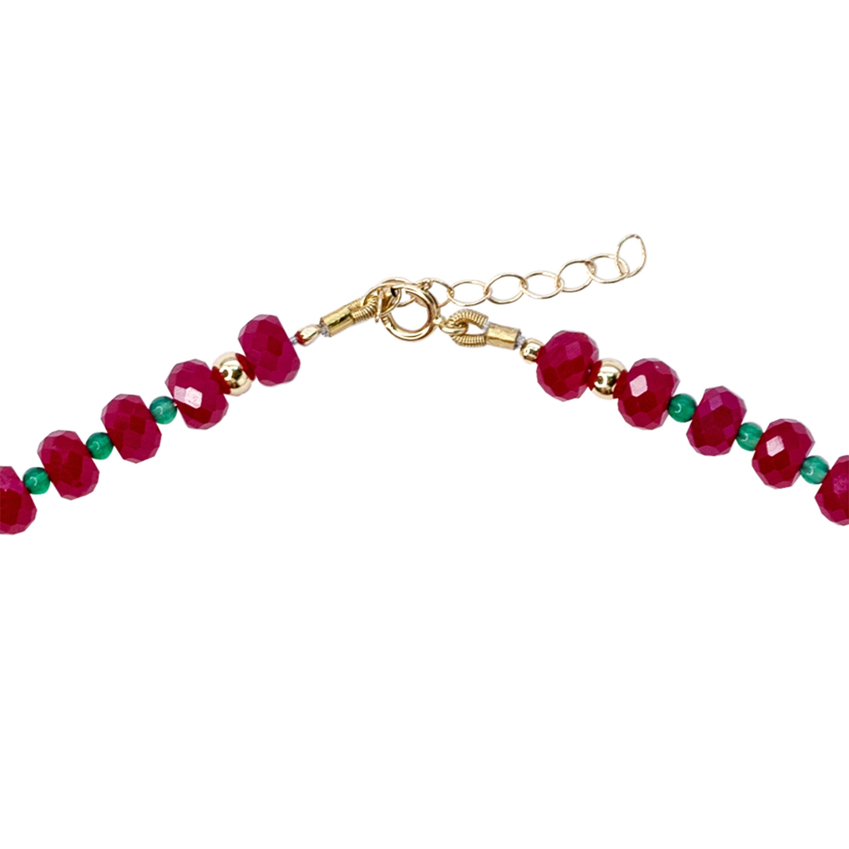 Collana di rubini Jumbo in oro 14K - da Bombyx House in vendita 1