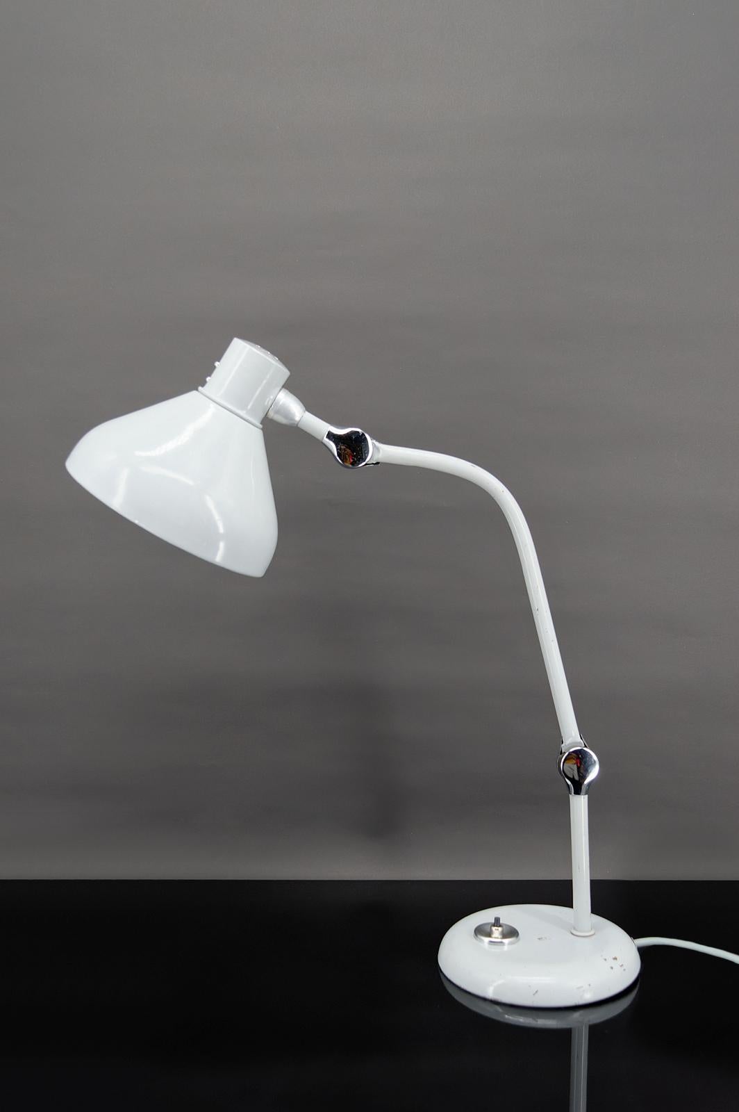 Industrial JUMO GS1 lamp, France, circa 1950 For Sale