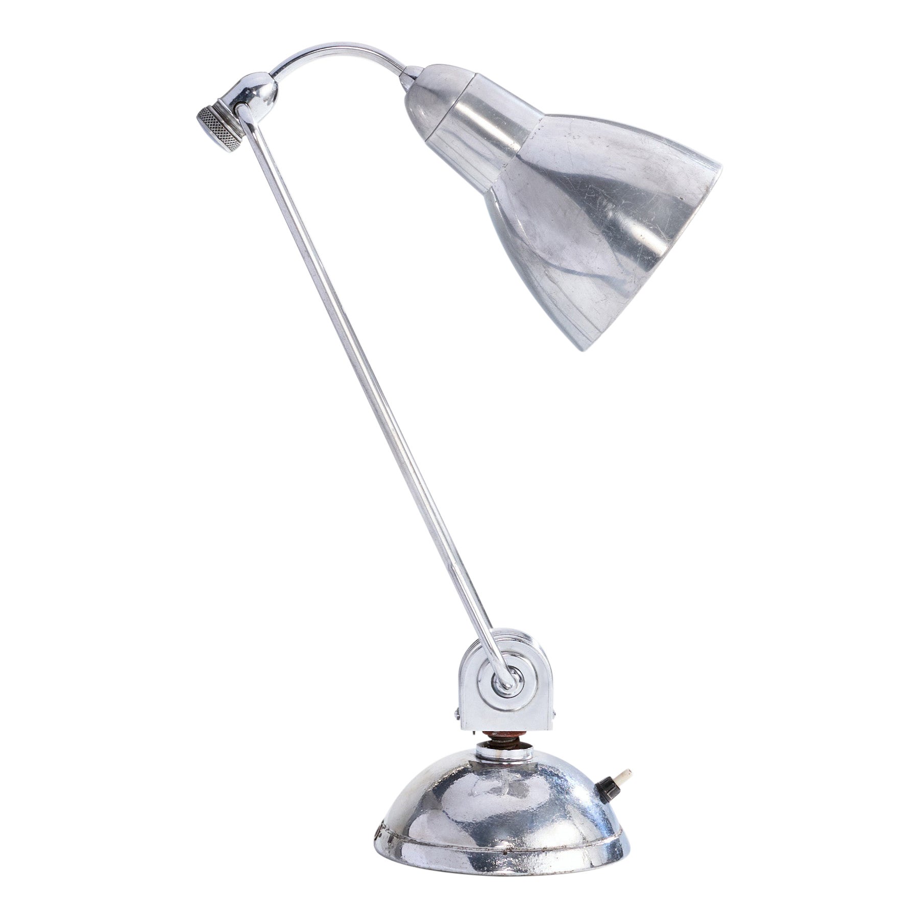 Jumo, lampada da tavolo, cromo, Francia, anni '40