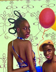 Untitled (Unspoken Bond) - 21° secolo, Contemporaneo, Figurativo, Amore, Coppia