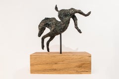 Jump Contemporary Bronze Horse