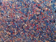 "It's Raining in Space" (Il pleut dans l'A Space) De la série de peintures Astral