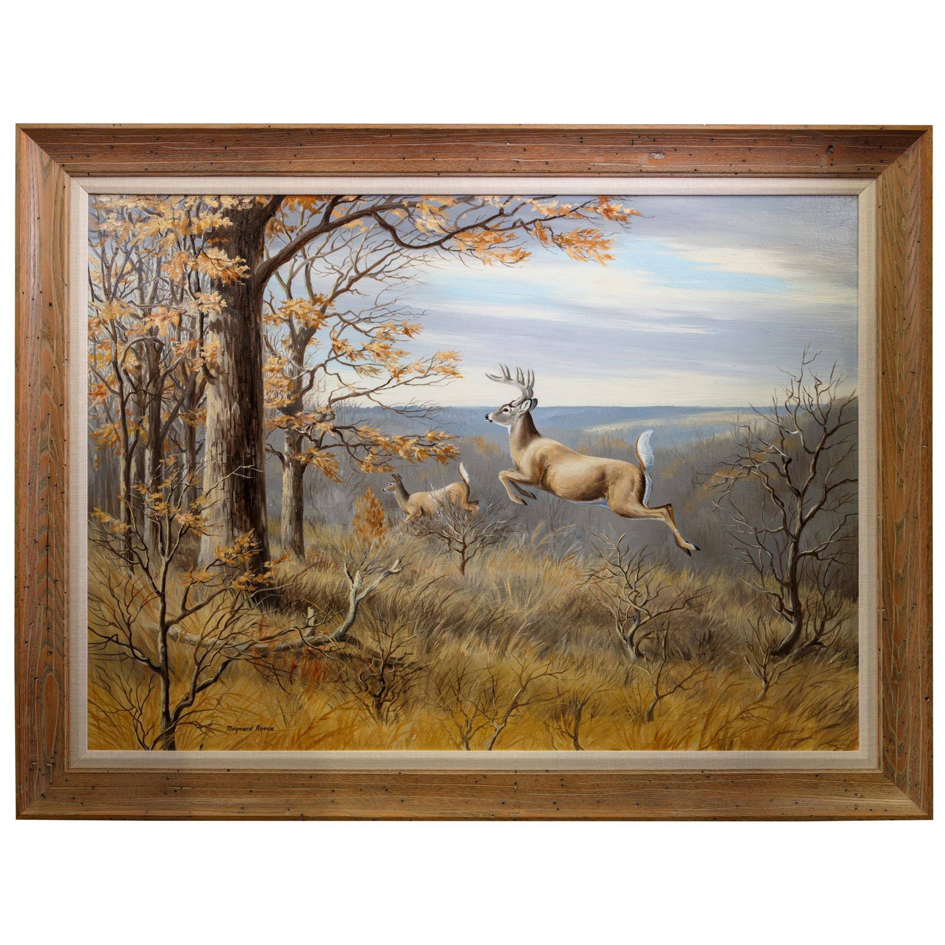 "Majestic Mates" Original Oil Painting by Maynard Reese For Sale