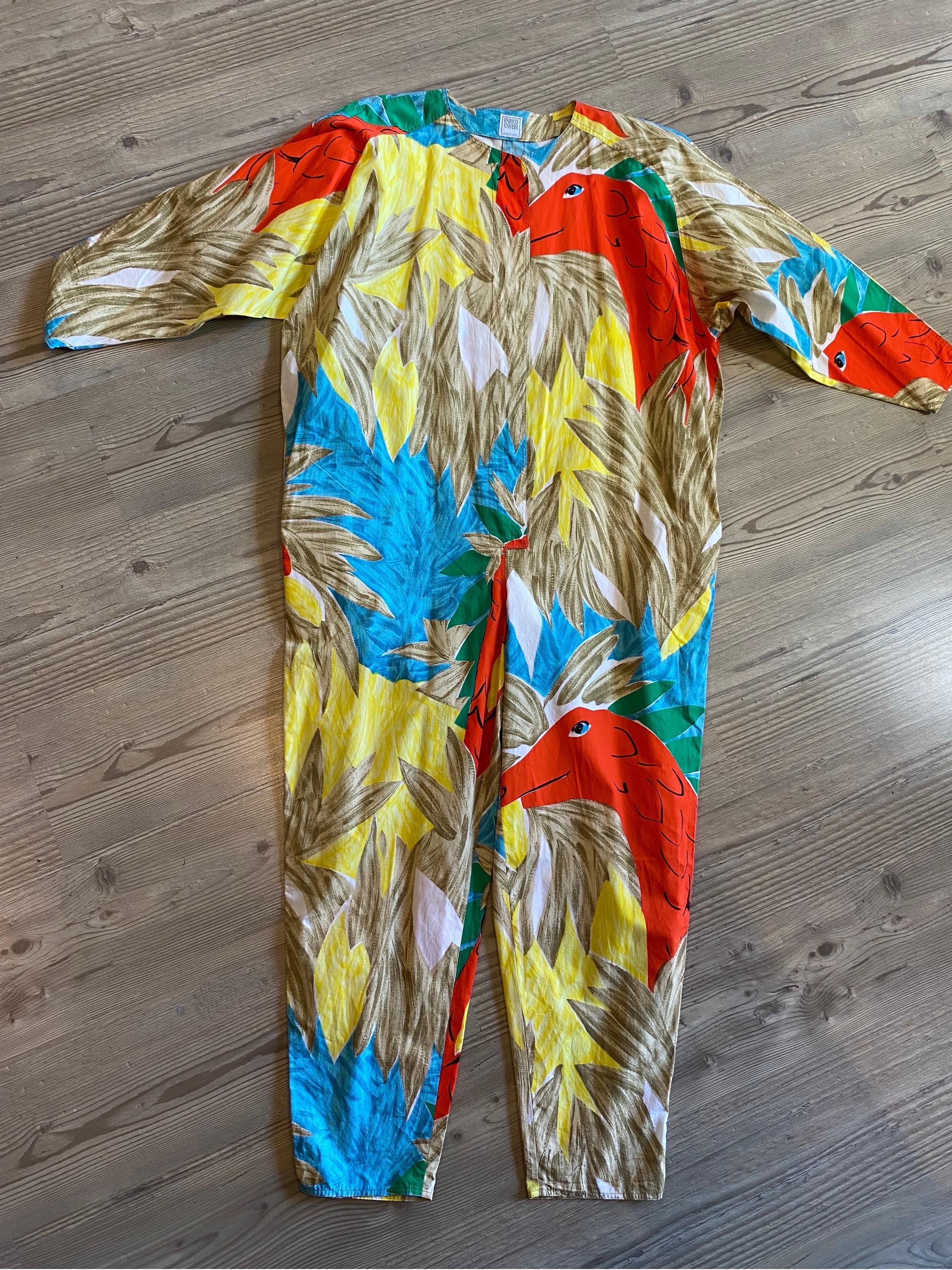 Jumpsuit Vintage Enrico Coveri, mehrfarbig, Vintage für Damen oder Herren im Angebot