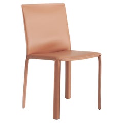 Jumpsuite Cognac-Toned Leather Chair