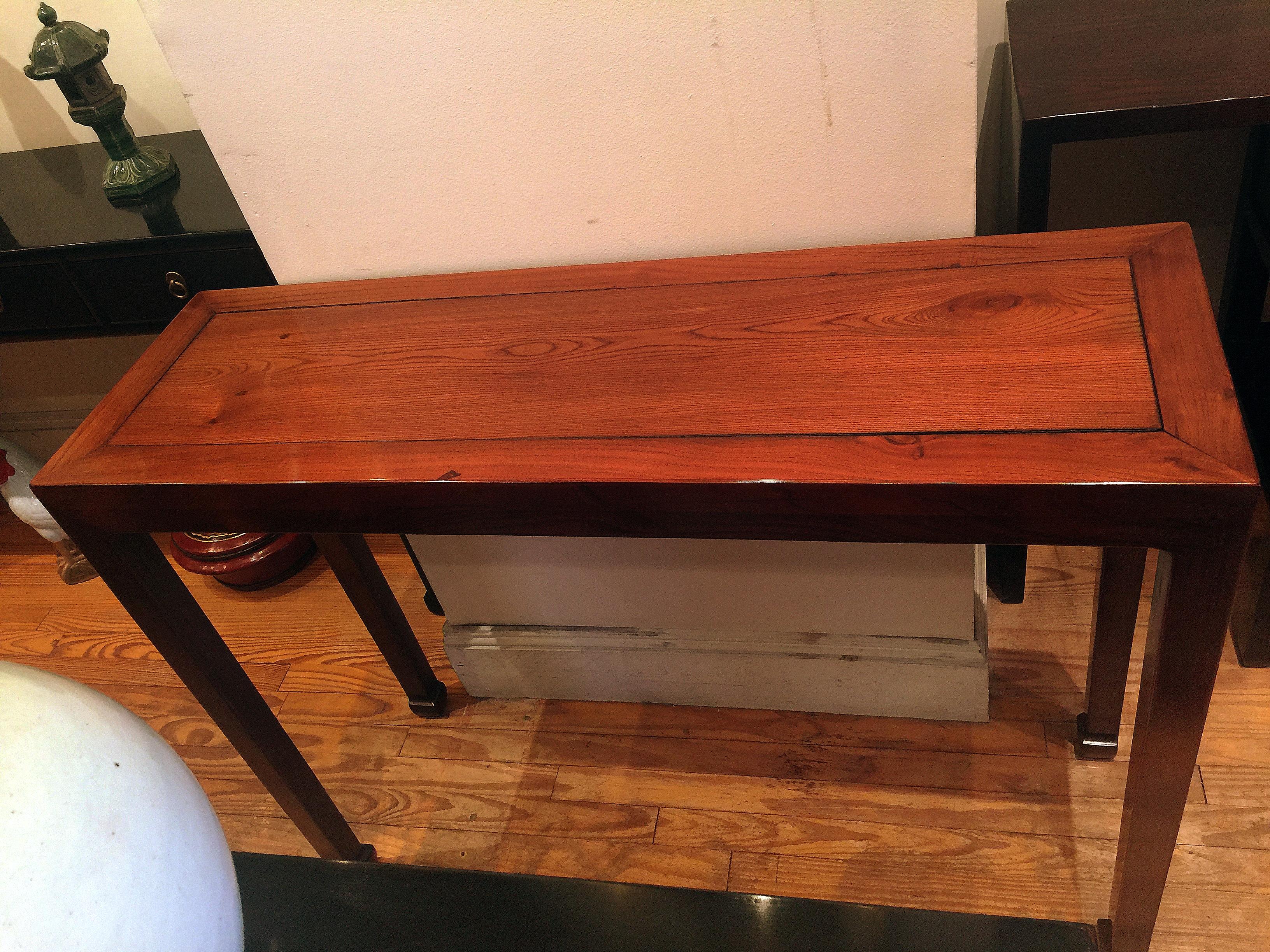 Wood Jumu Console Table For Sale