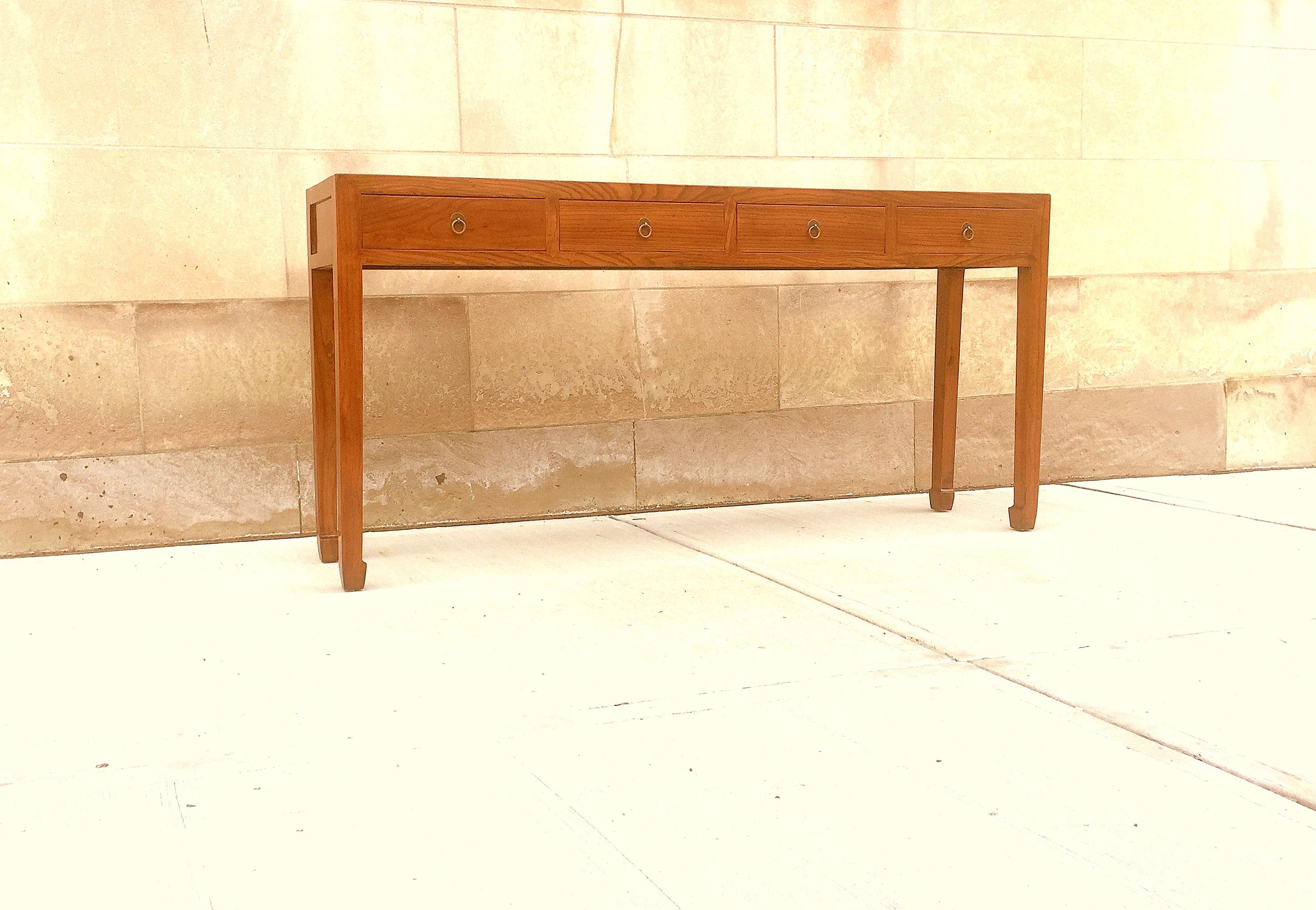 20th Century Jumu Console Table with Drawers