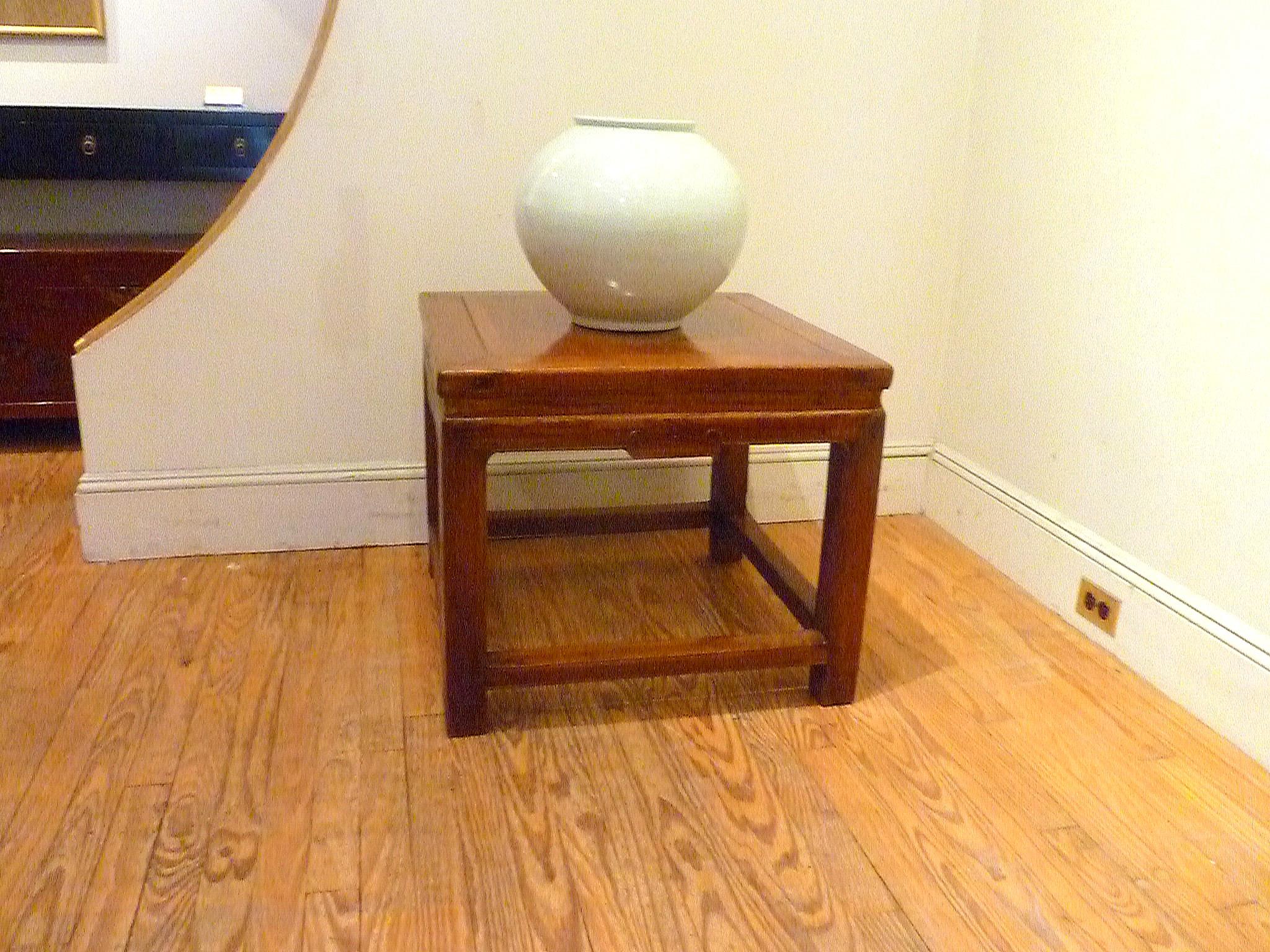 Chinese Jumu Square Side Table For Sale