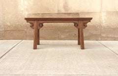 Panchina Jumu Wood con gambe affusolate