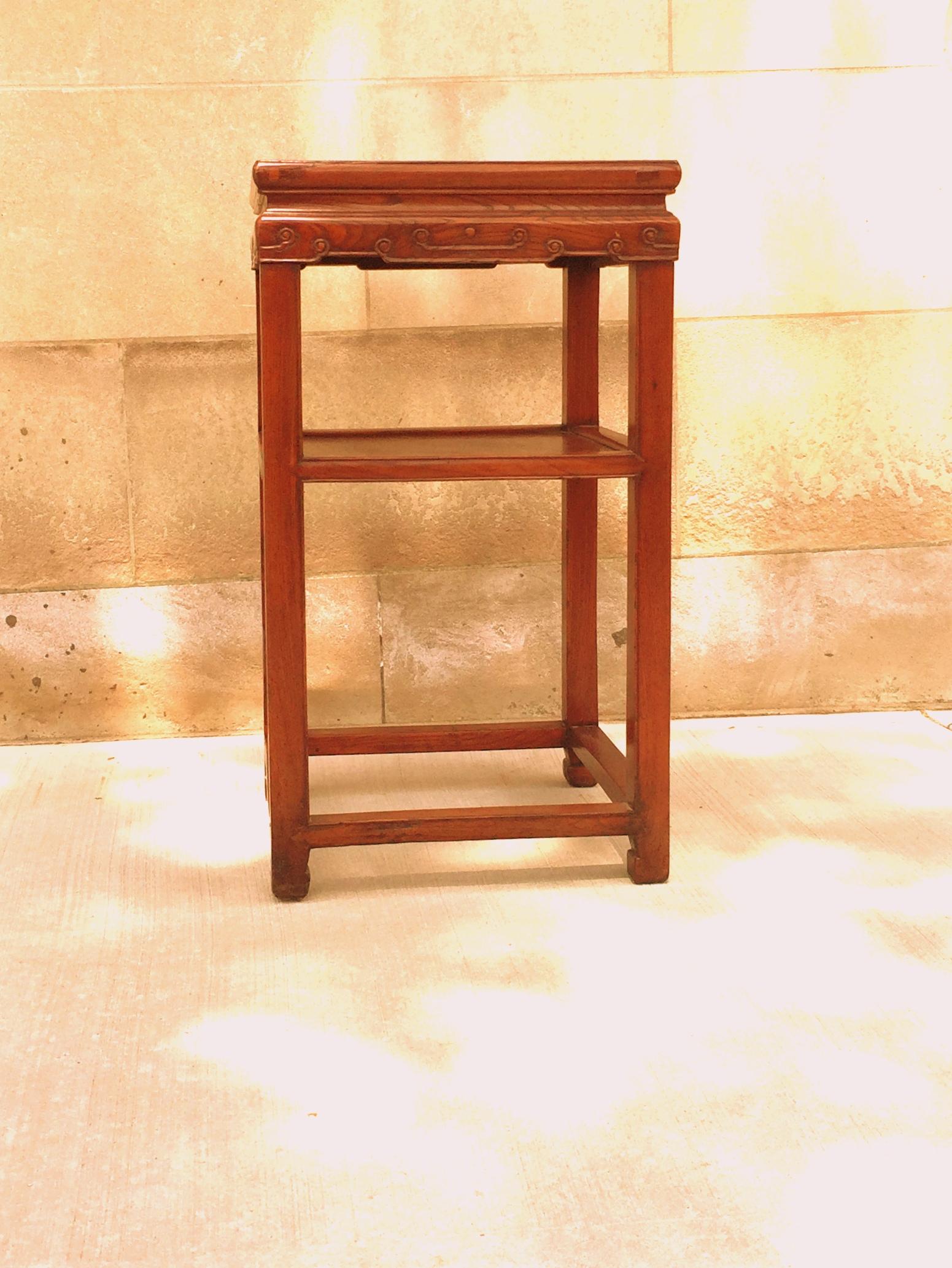 Ming Jumu Wood End Table For Sale