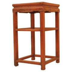 Antique Jumu Wood End Table