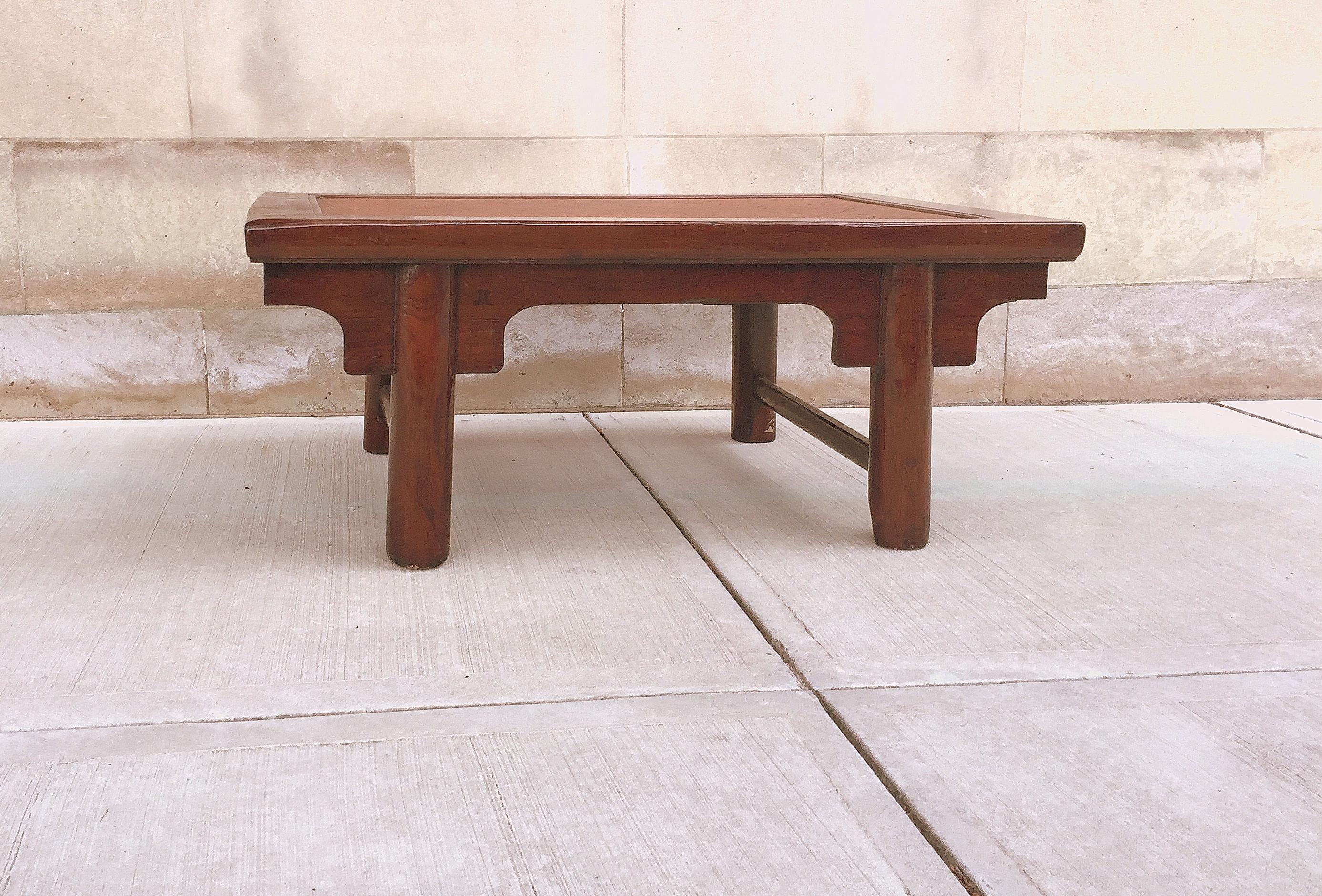 Polished Jumu Wood Low Table For Sale