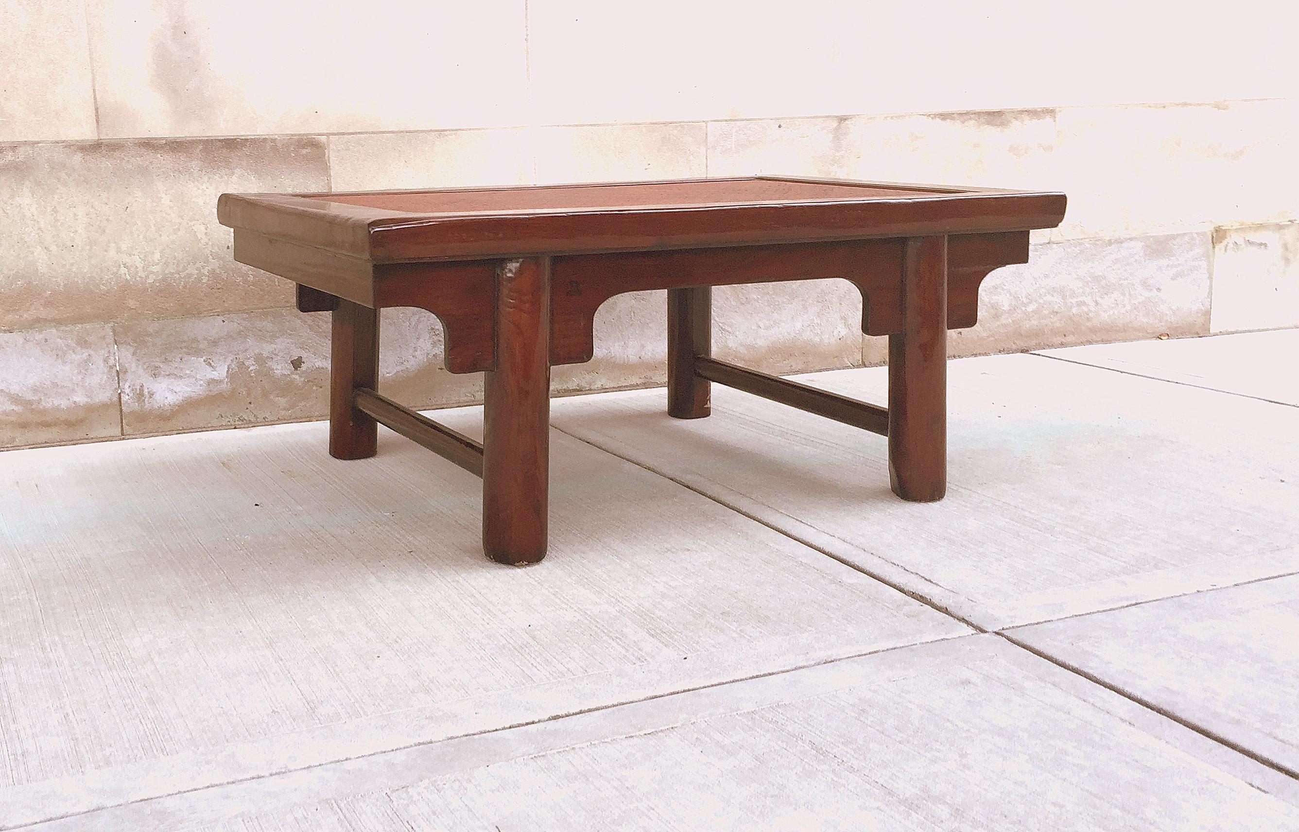 Jumu Wood Low Table In Good Condition For Sale In Greenwich, CT