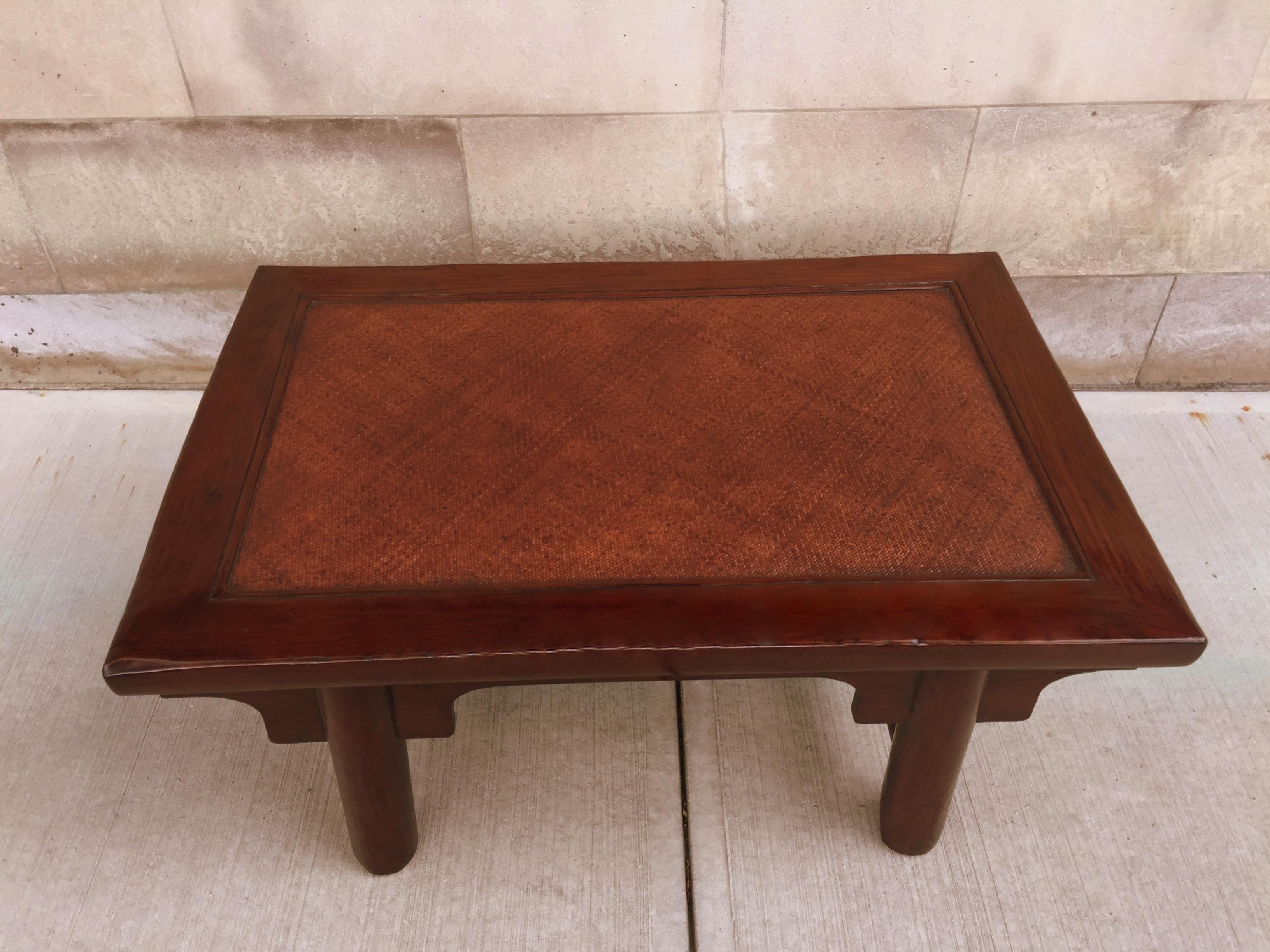 Early 20th Century Jumu Wood Low Table For Sale