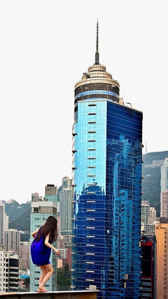 Self-Portrait -Jun Ahn, Photography, Cityscape, Woman, Hong Kong, Art