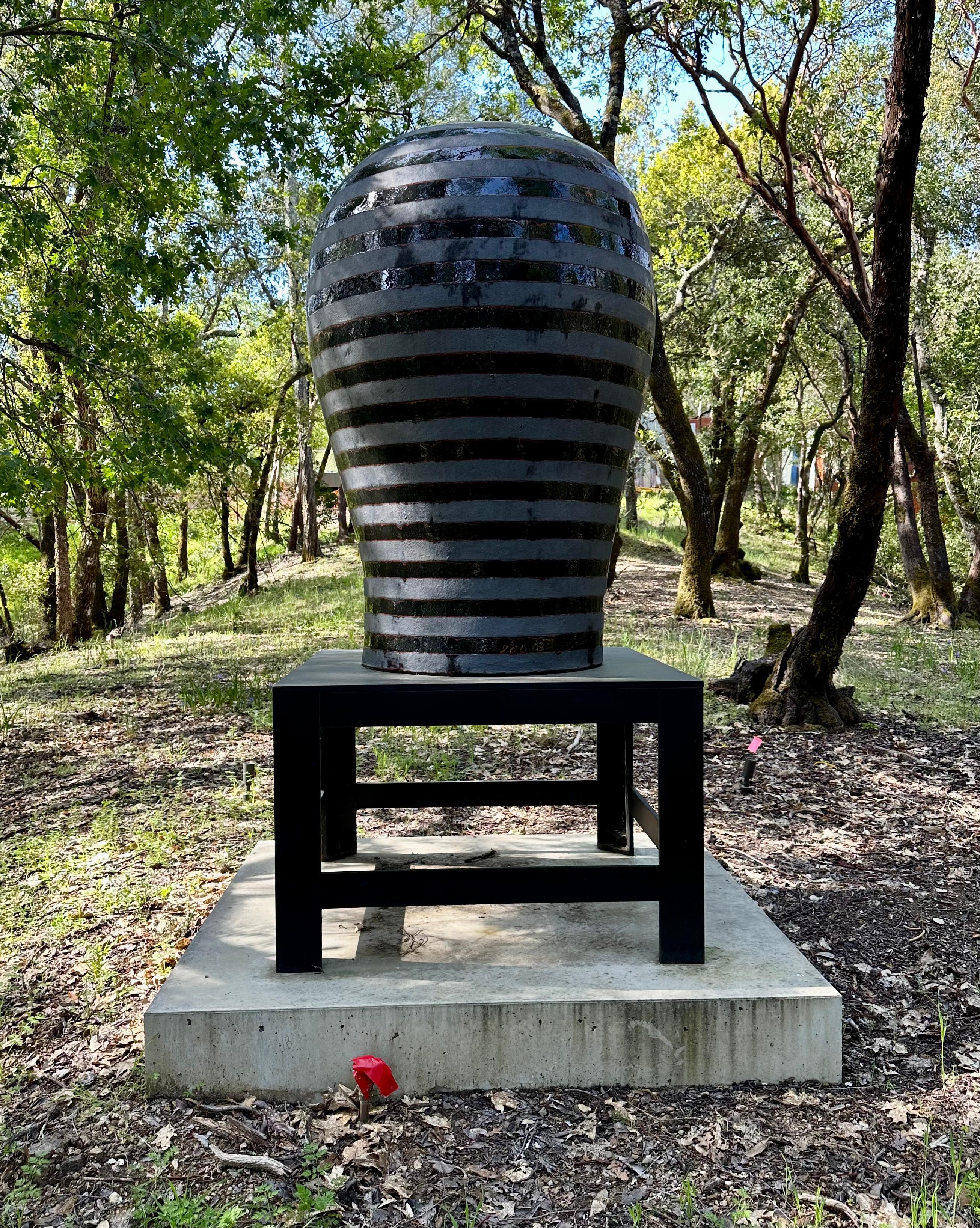 Untitled Head by JUN KANEKO INV# NP3789 - Contemporary Sculpture by Jun Kaneko