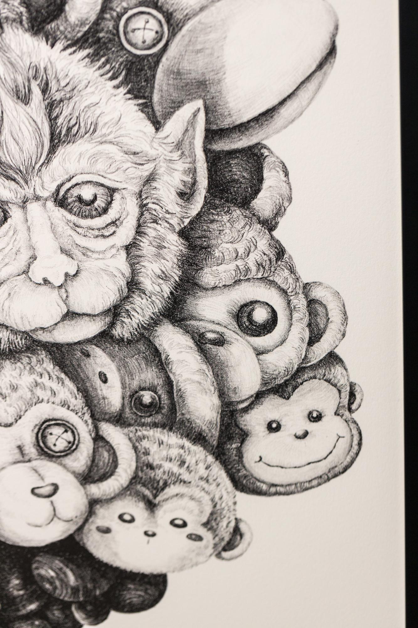 « #MONKEYPOP », figuratif, motif singe, représentations d'animaux, lithographie en vente 2