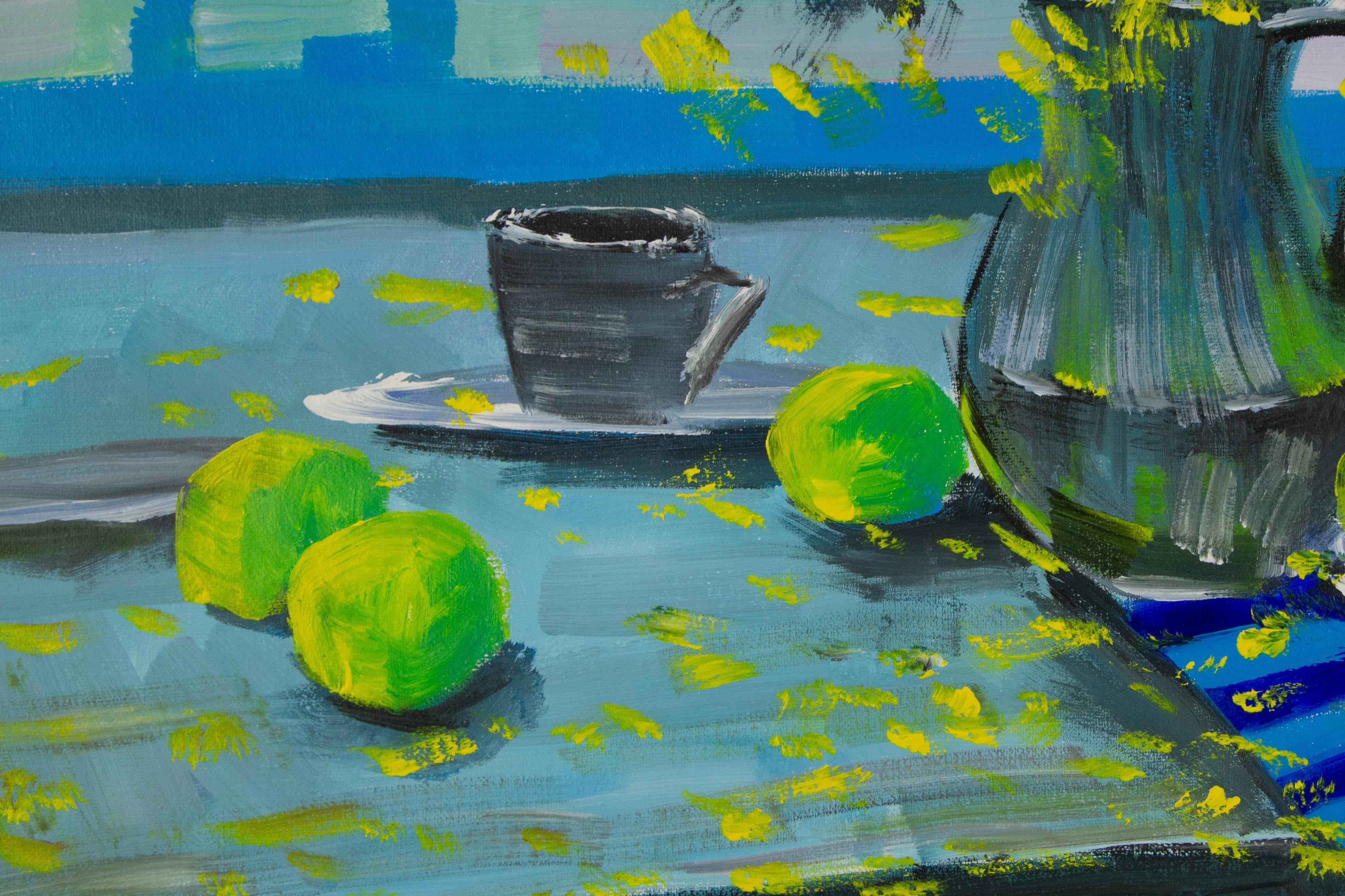 Jun Liu Stillleben Original Acryl auf Leinwand „Fotorealismus VI“ im Angebot 2
