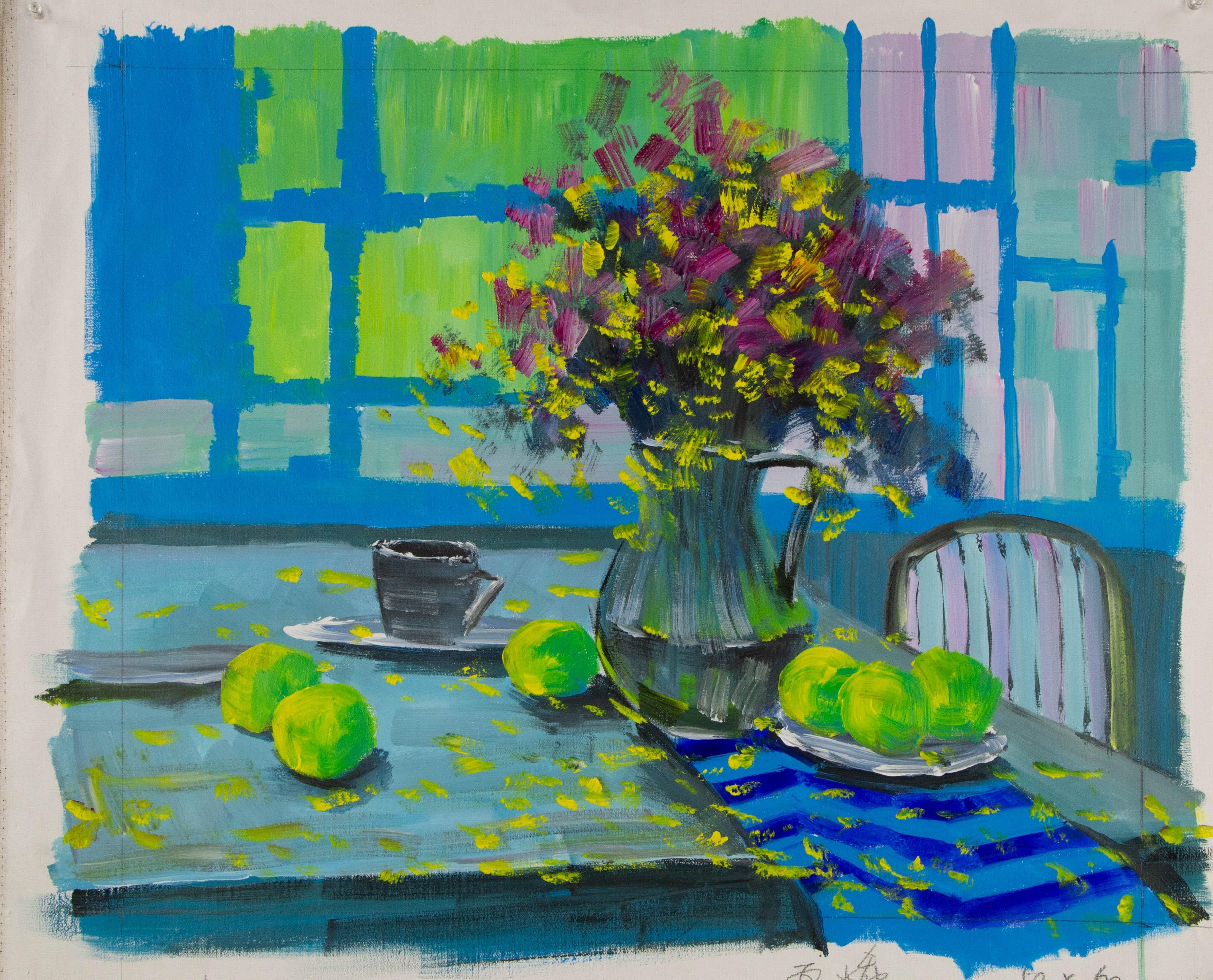Jun Liu Stillleben Original Acryl auf Leinwand „Fotorealismus VI“ im Angebot 7