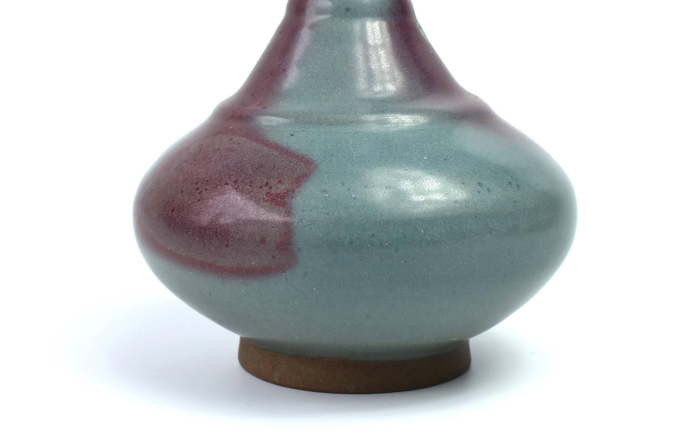 Chinesische Jun-Ware-Porzellanvase, Tang-Dynastie, Vase 3 im Zustand „Gut“ im Angebot in Somis, CA