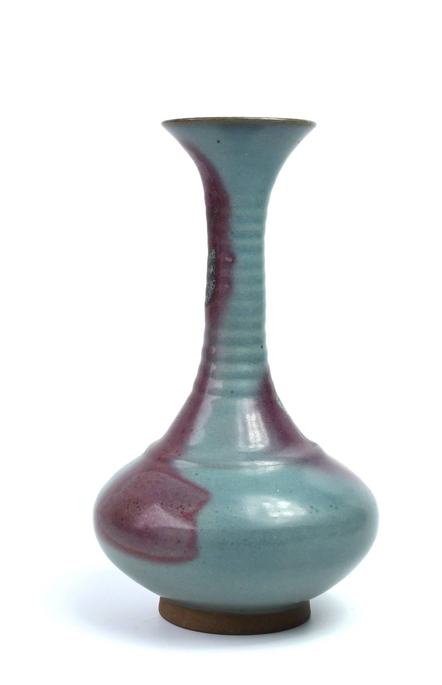 Chinesische Jun-Ware-Porzellanvase, Tang-Dynastie, Vase 3 im Angebot 1