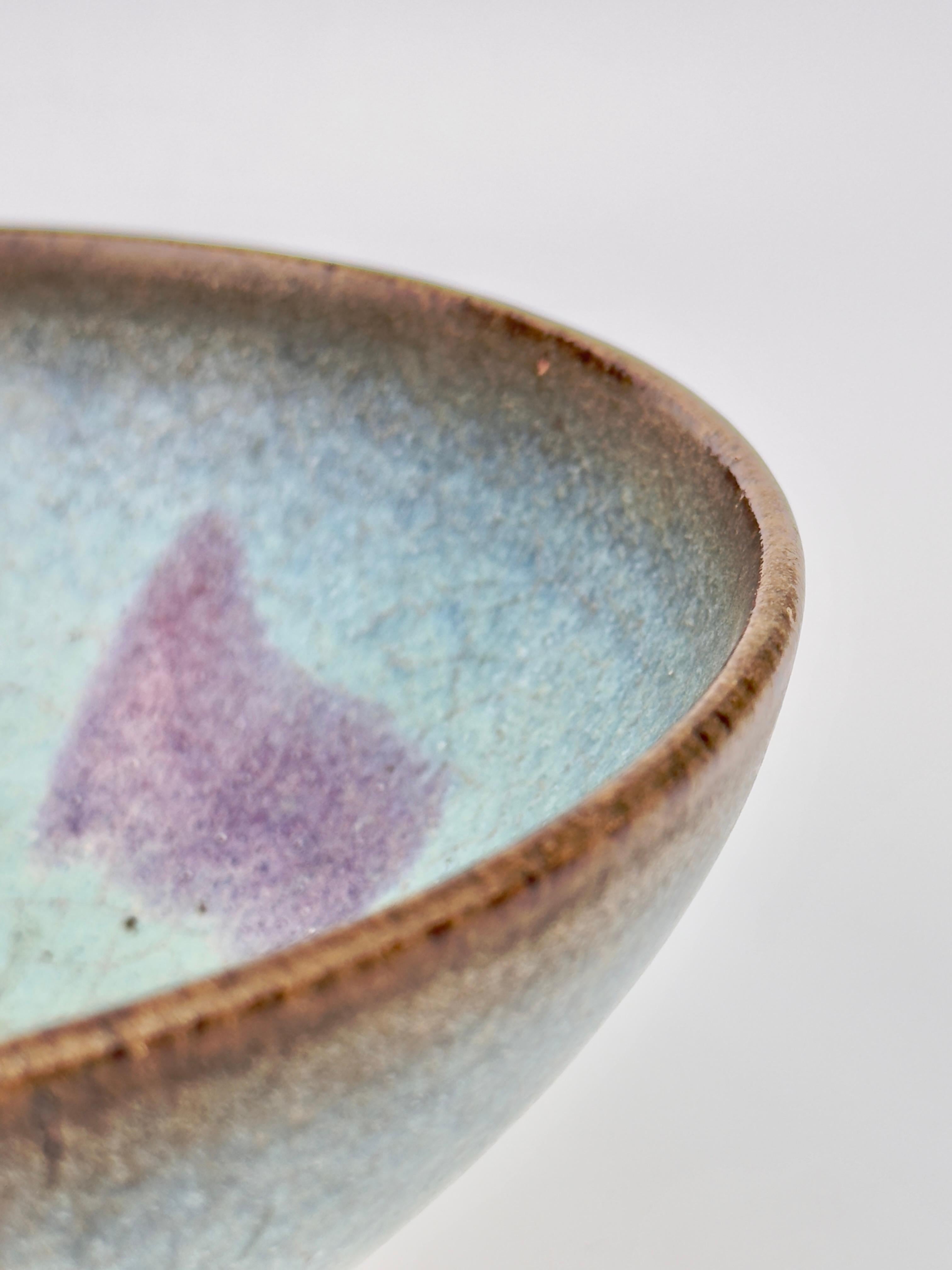 Jun Ware purple-splashed bowl, Yuan dynasty In Good Condition In seoul, KR