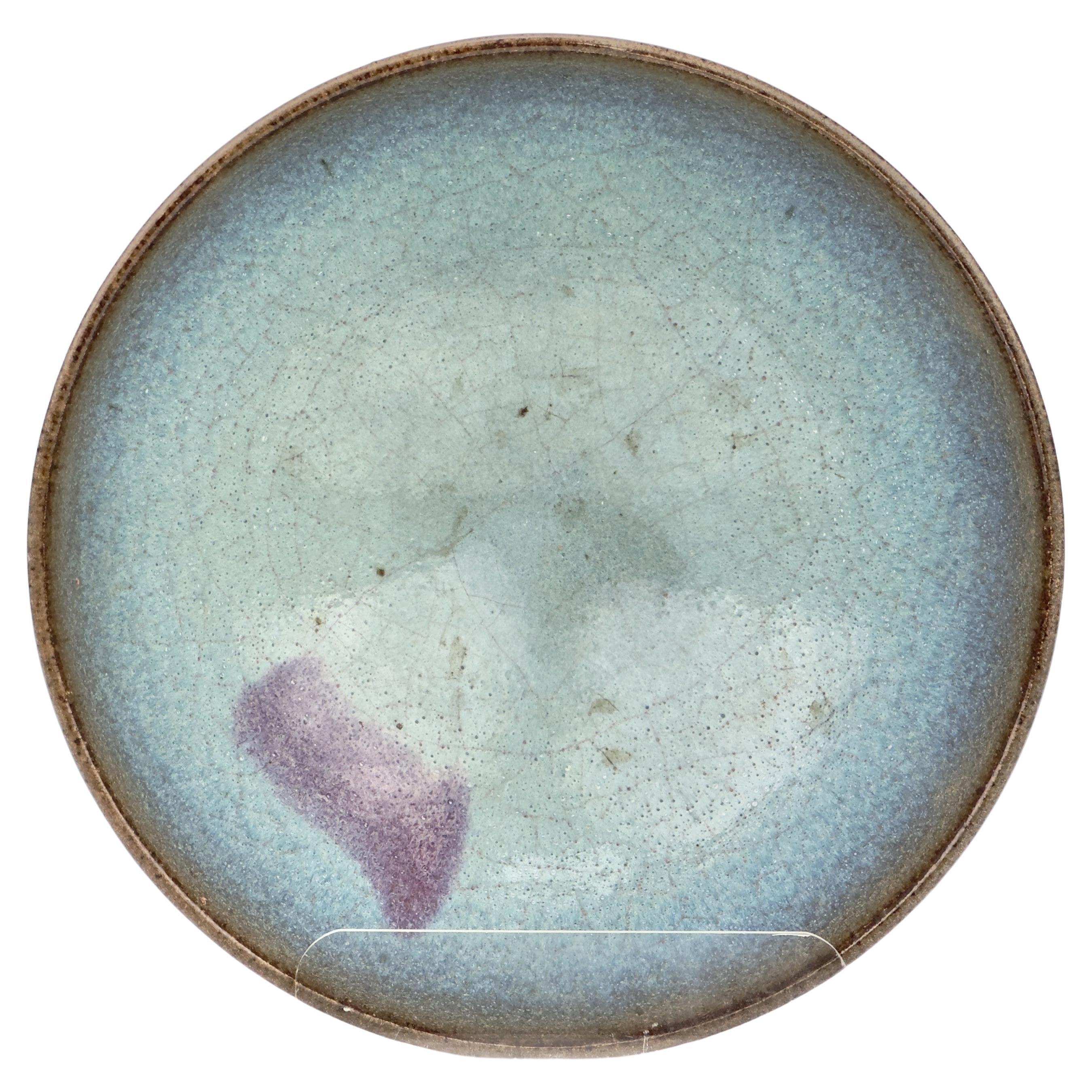Jun Ware purple-splashed bowl, Yuan dynasty