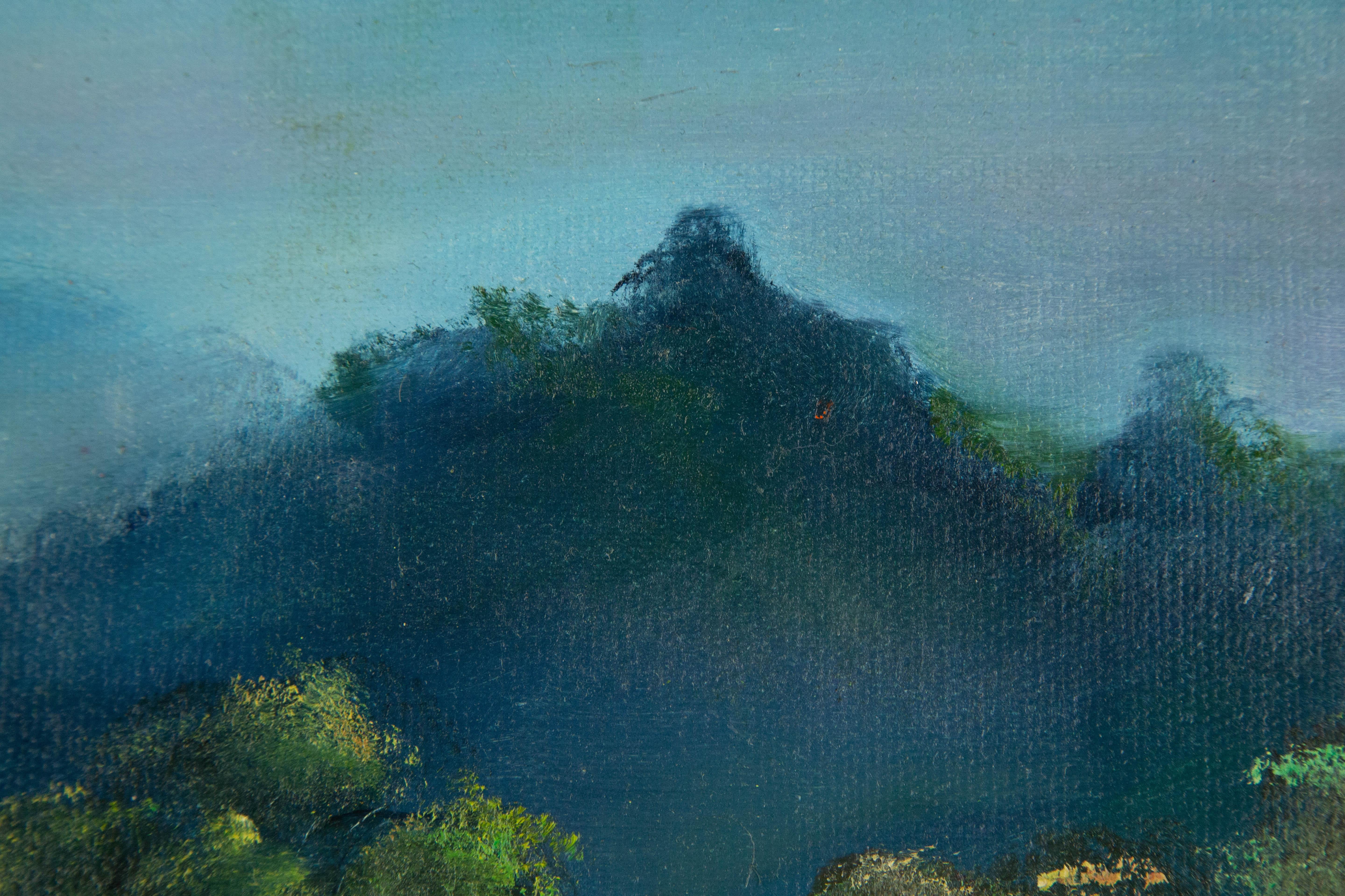 Jun Ye Landschaft, Original, Ölgemälde auf Leinwand, „Into The Fairyland“ im Angebot 3