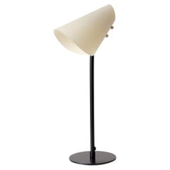 June Desk Lamp - Metal 
Parchment - Black, Inspired by Victorian Bonnets