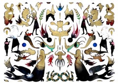 Disposizione Quattro - Forme figurative animali botaniche contemporanee, 2024