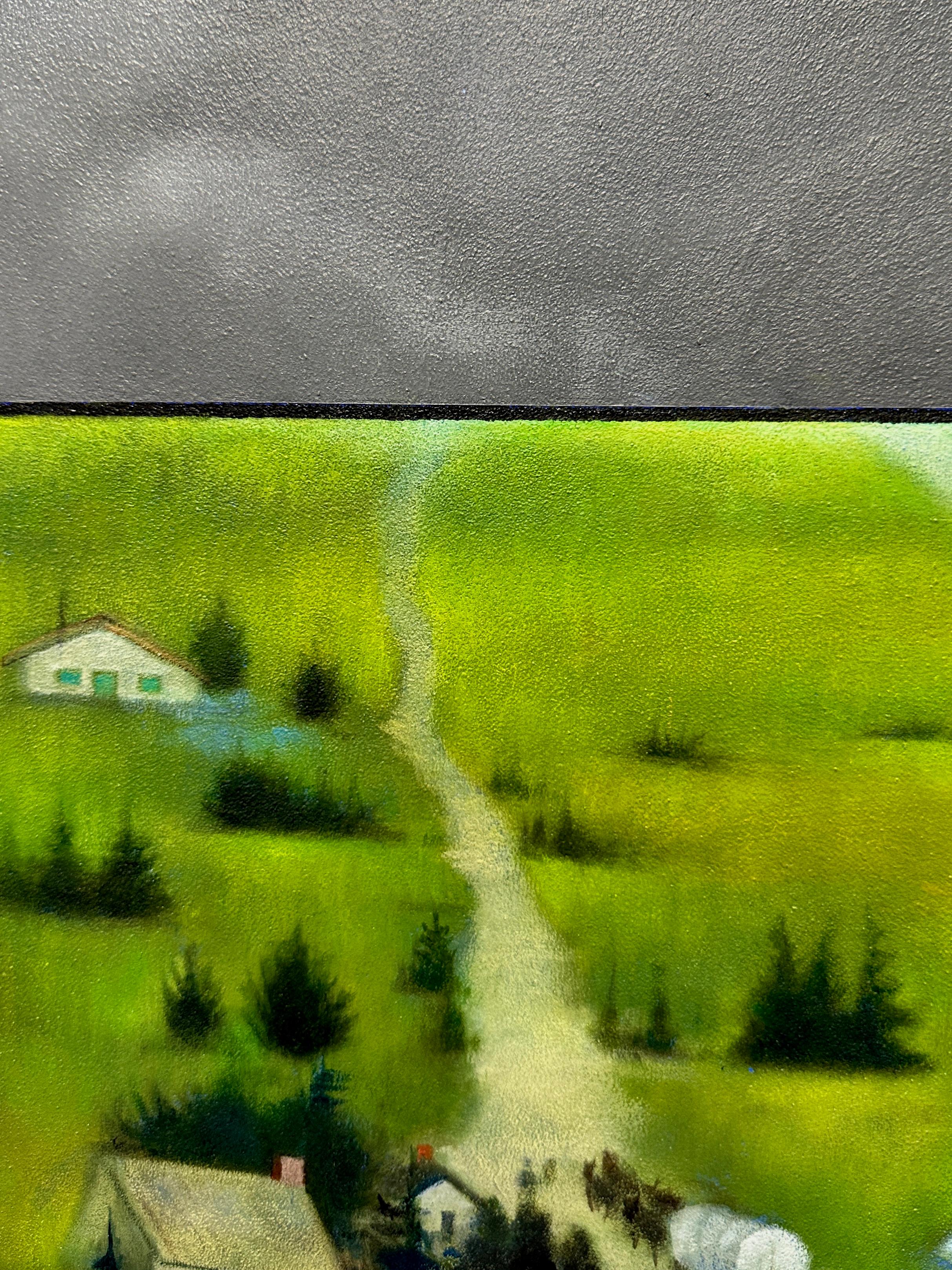 Horizonte - Painting Contemporáneo de June Glasson