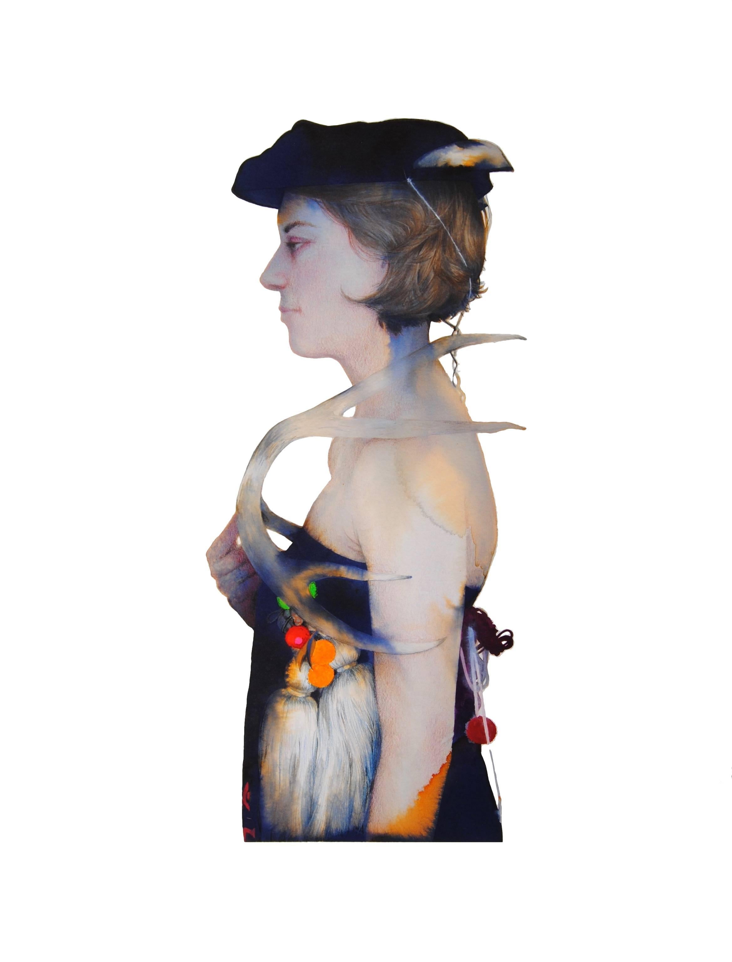 June Glasson Figurative Painting - Rebecca