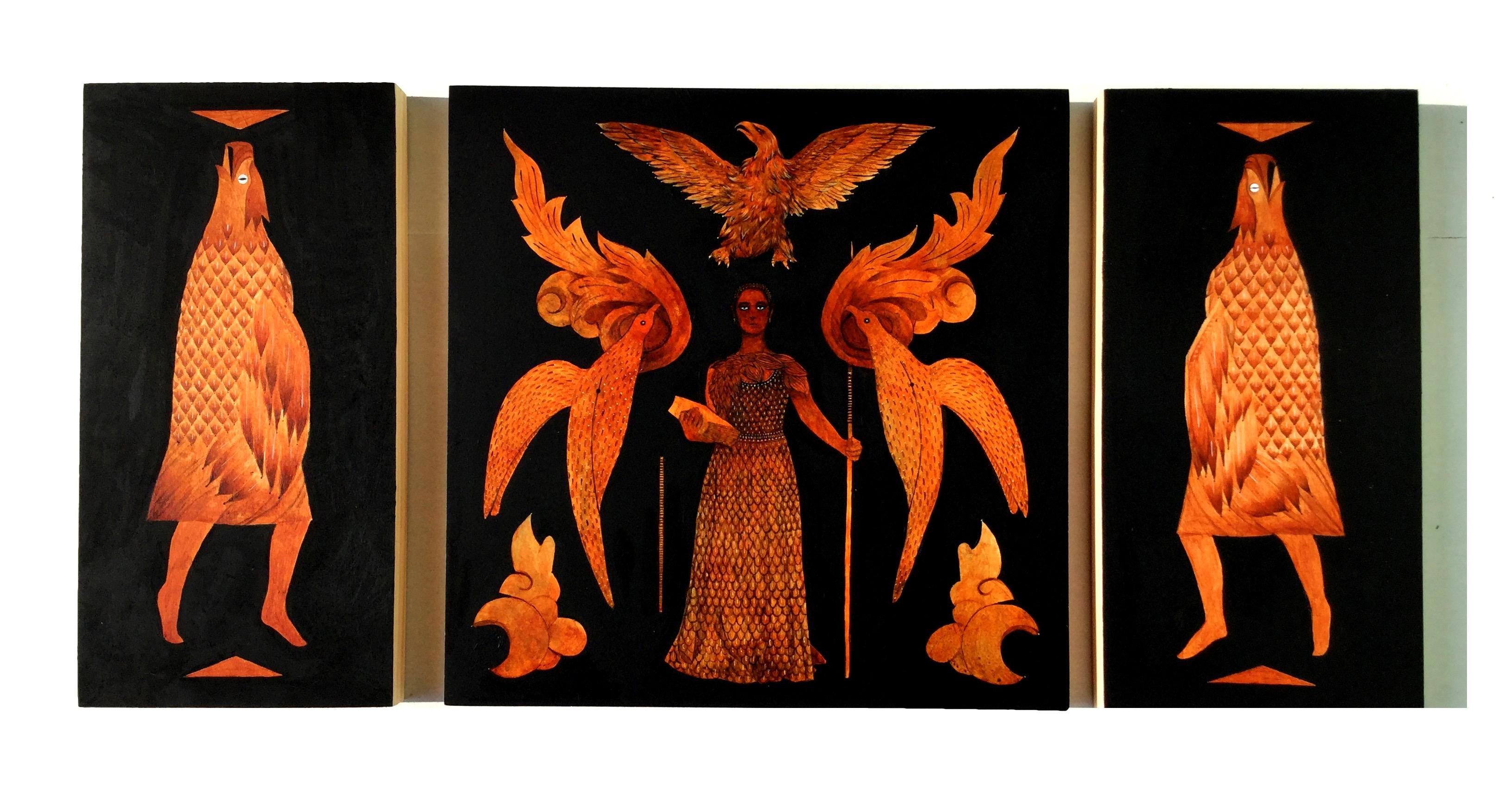 Tischau I (Triptychon)