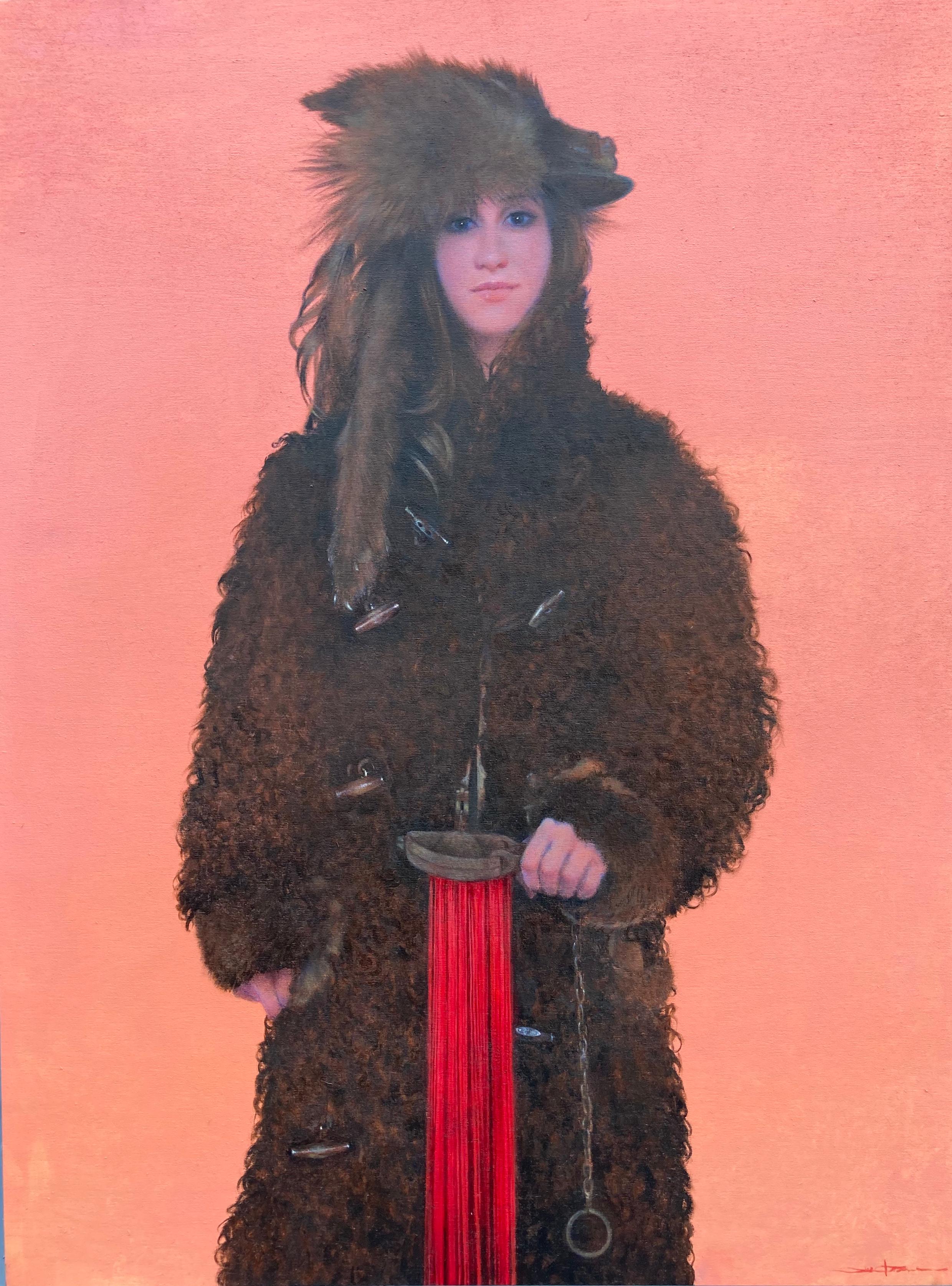 June Glasson Portrait Painting - Trapper