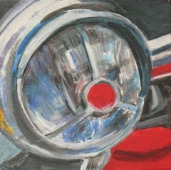 1952 Ford Truck Headlight, Pittura, Acrilico su tela