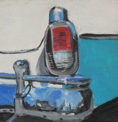 1956 Mercury Taillight, Pittura, Acrilico su tela