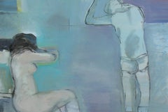 Alle terme, Pittura, Acrilico su tela