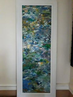 "Emerald Pathway", Painting, Acrylic on Canvas